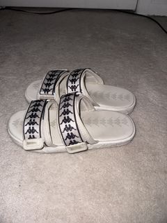 White hot sale kappa slides