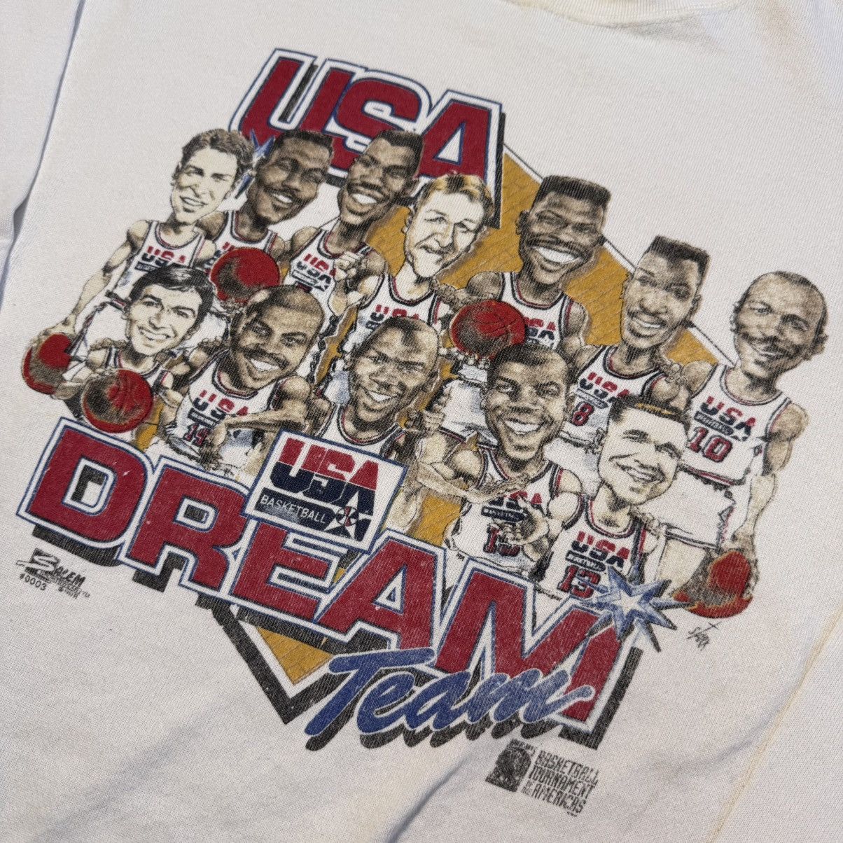 NBA Vintage Tultex / Salem USA Basketball Dream Team Sweatshirt Size US L / EU 52-54 / 3 - 4 Thumbnail