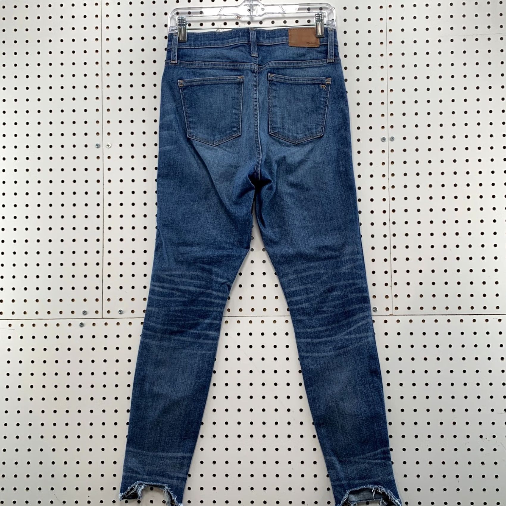 Madewell Madewell Skinny Blue Denim Jeans Women Size 27 High Rise Button Fly 28x28.5 Fits 28 Womens Jeans Middle Rise Blue Skinny Size 27" / US 4 / IT 40 - 7 Thumbnail