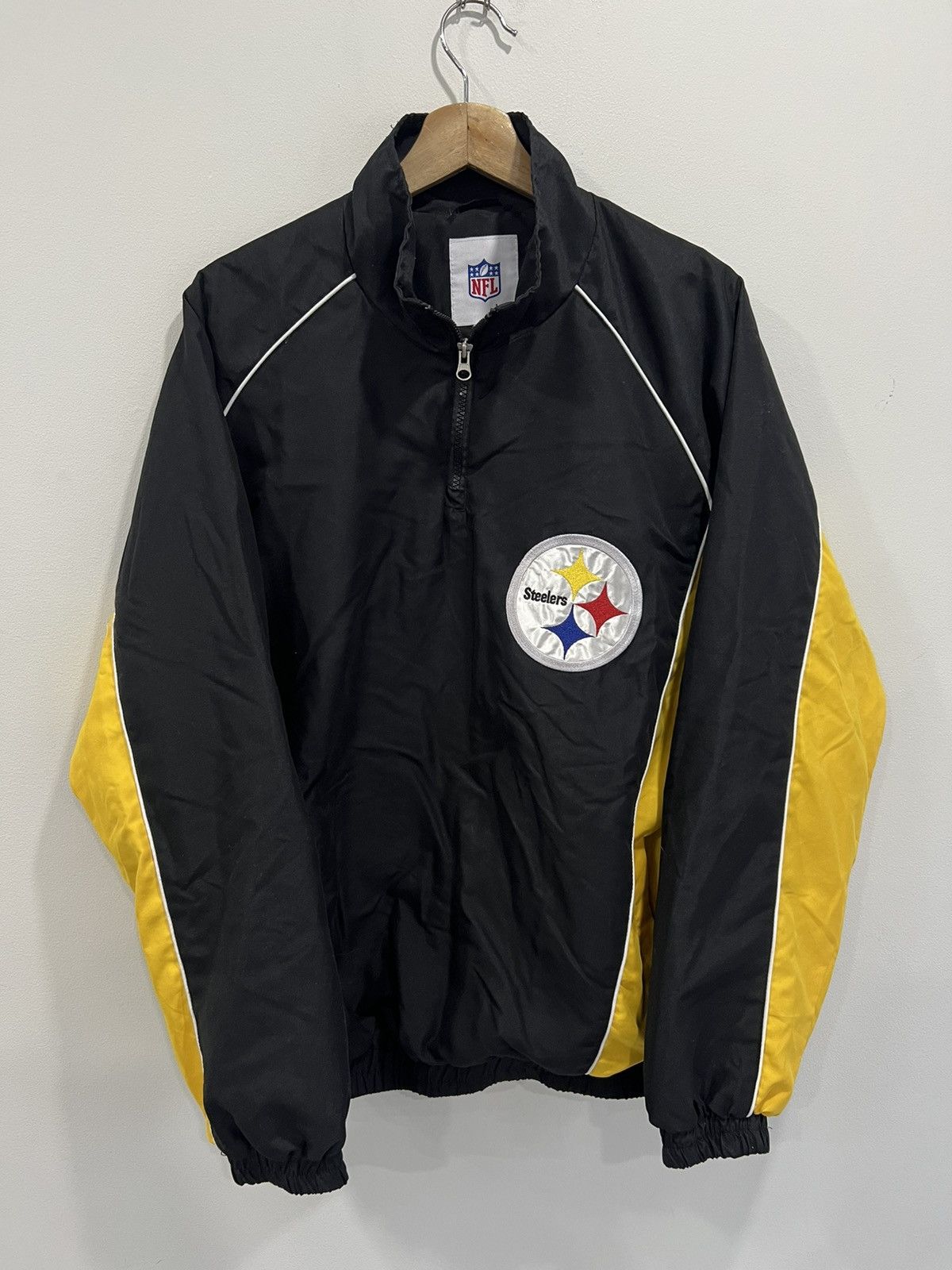 Vintage Vintage Pittsburgh Steelers Pullover Quarter Zip jacket Size US L / EU 52-54 / 3 - 1 Thumbnail