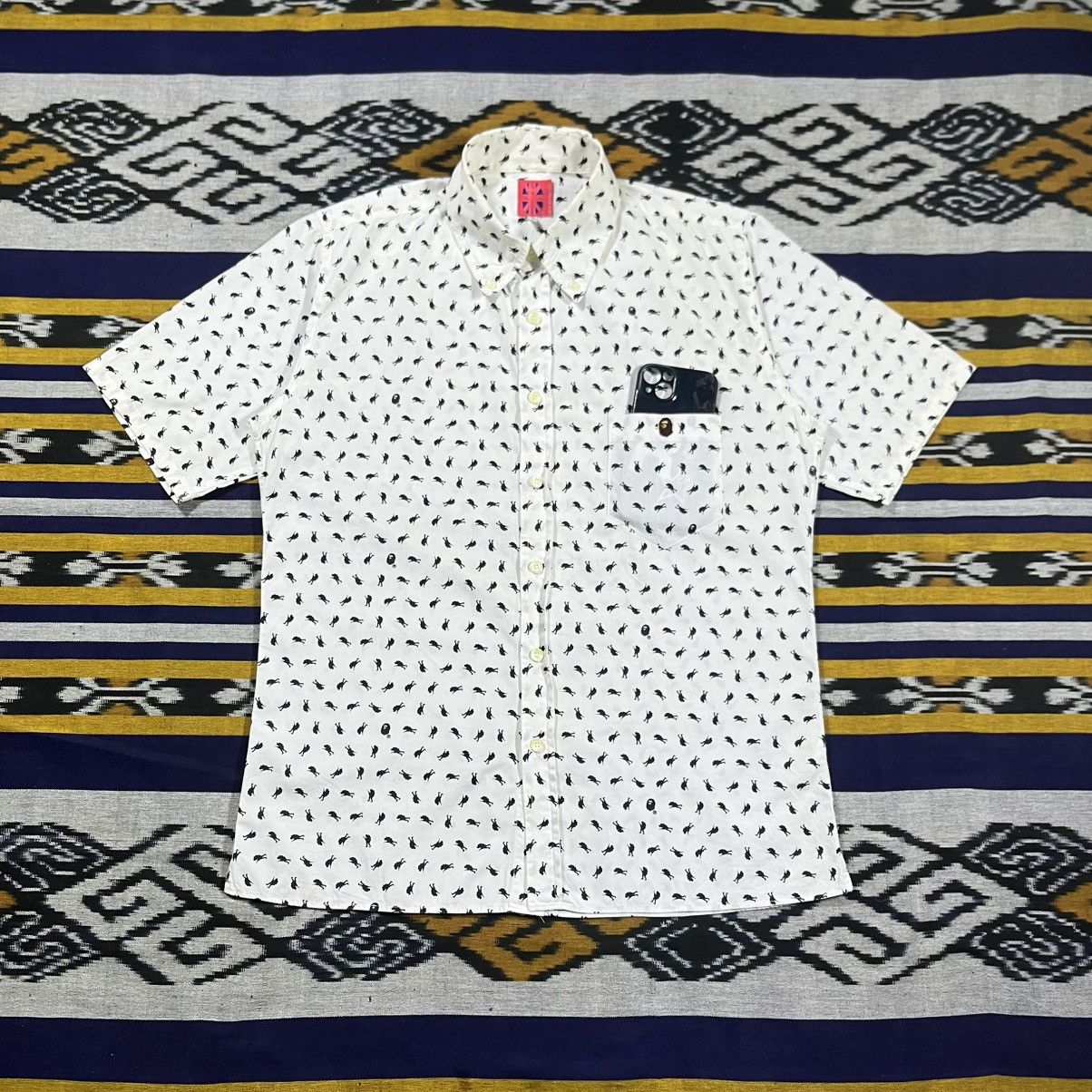 Bape Vtg Bape Small Logo Pocket Shirt Size US M / EU 48-50 / 2 - 1 Thumbnail