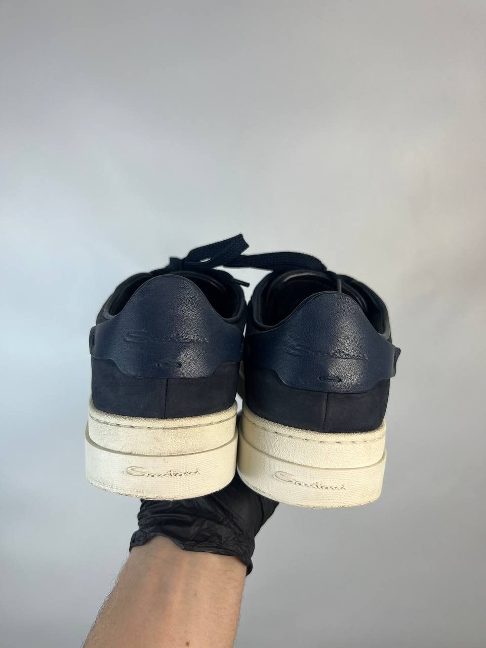 Santoni Vintage luxury italian designer santoni sneakers Sz US 7 Size US 7 / EU 40 - 7 Thumbnail