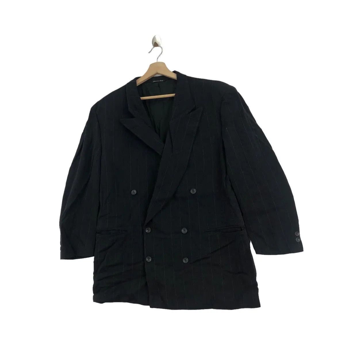 Canali Vtg CANALI PROPOSTA MARIO’S Double Breasted Blazer Pea Coat Size 44R - 3 Thumbnail
