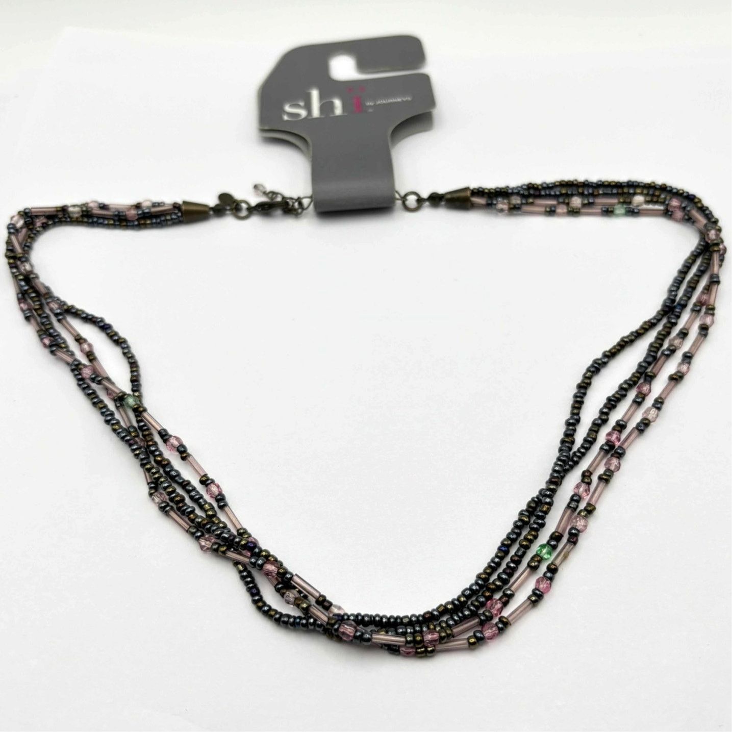 Other Black Layered Beaded Necklace Size ONE SIZE - 4 Thumbnail