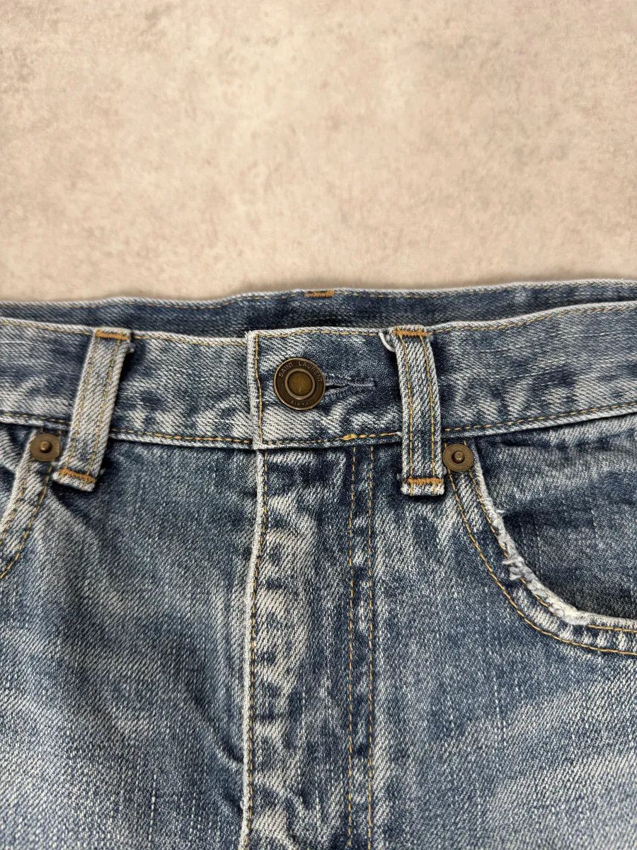 Saint Laurent Paris SS2017 Saint Laurent Blue Denim Jeans Size US 30 / EU 46 - 10 Thumbnail