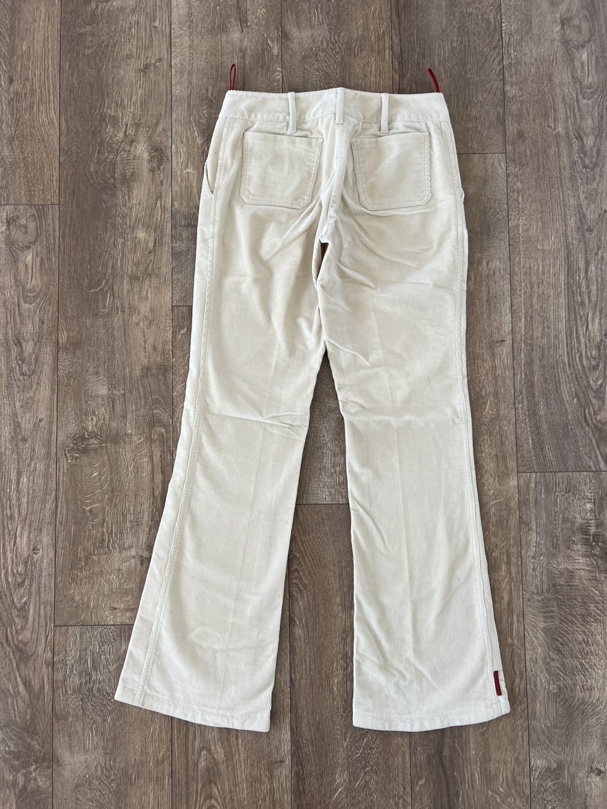 Prada Prada Flare Corduroy Red Tab Pants Size US 30 / EU 46 - 7 Thumbnail