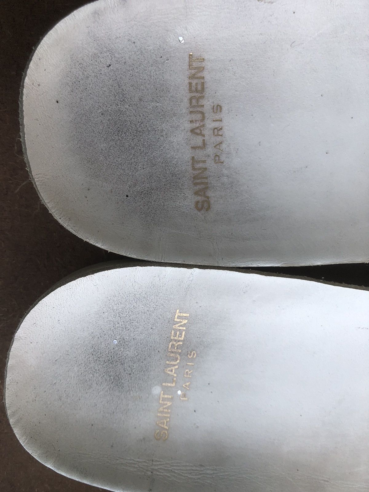 Saint Laurent Paris Saint Laurent White Leather Sneakers Size 42 Size US 8 / EU 41 - 13 Thumbnail