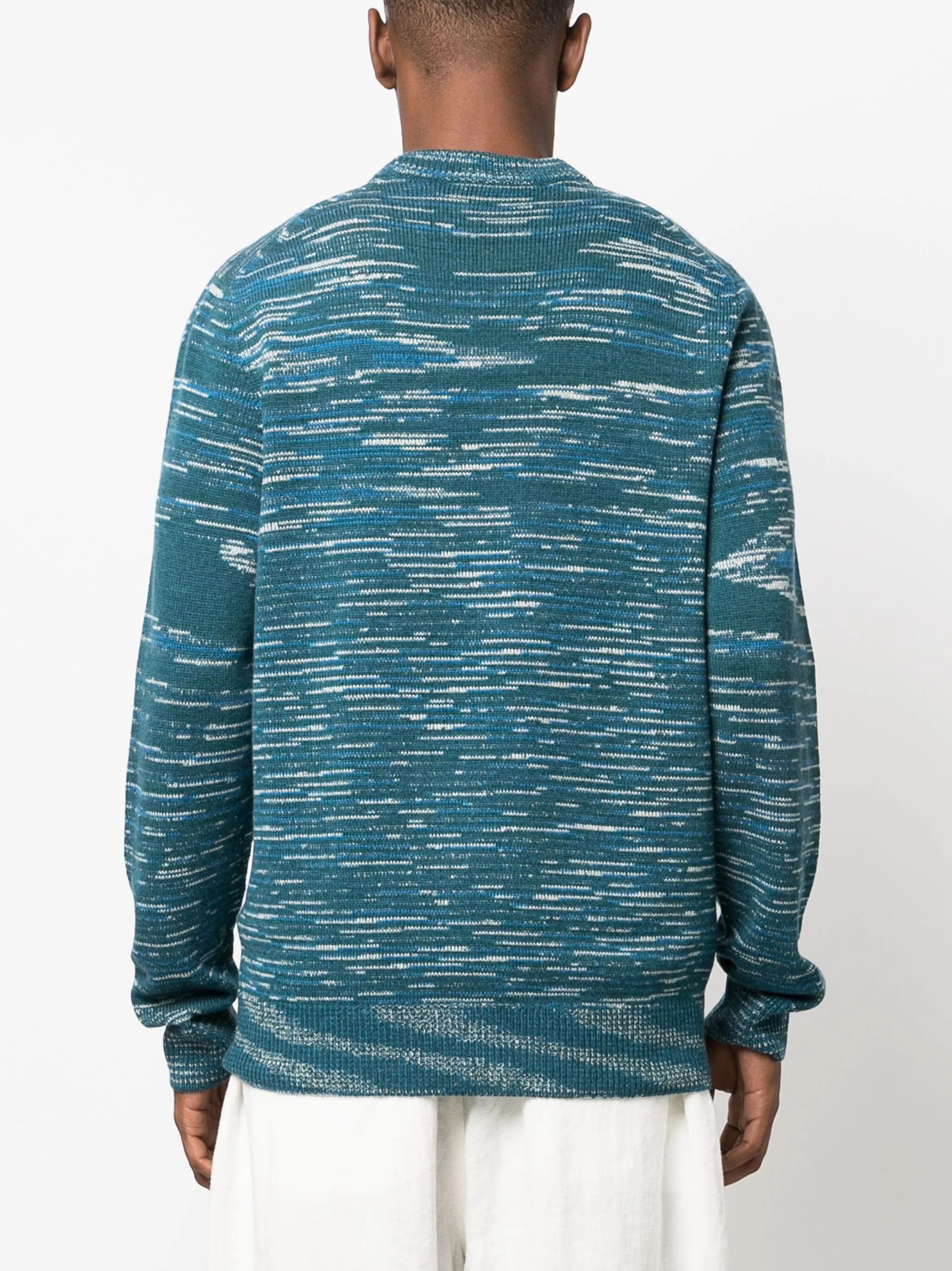 Missoni o1y0225 Crewneck Cashmere Blend Sweater in Multicolor Size US S / EU 44-46 / 1 - 4 Thumbnail