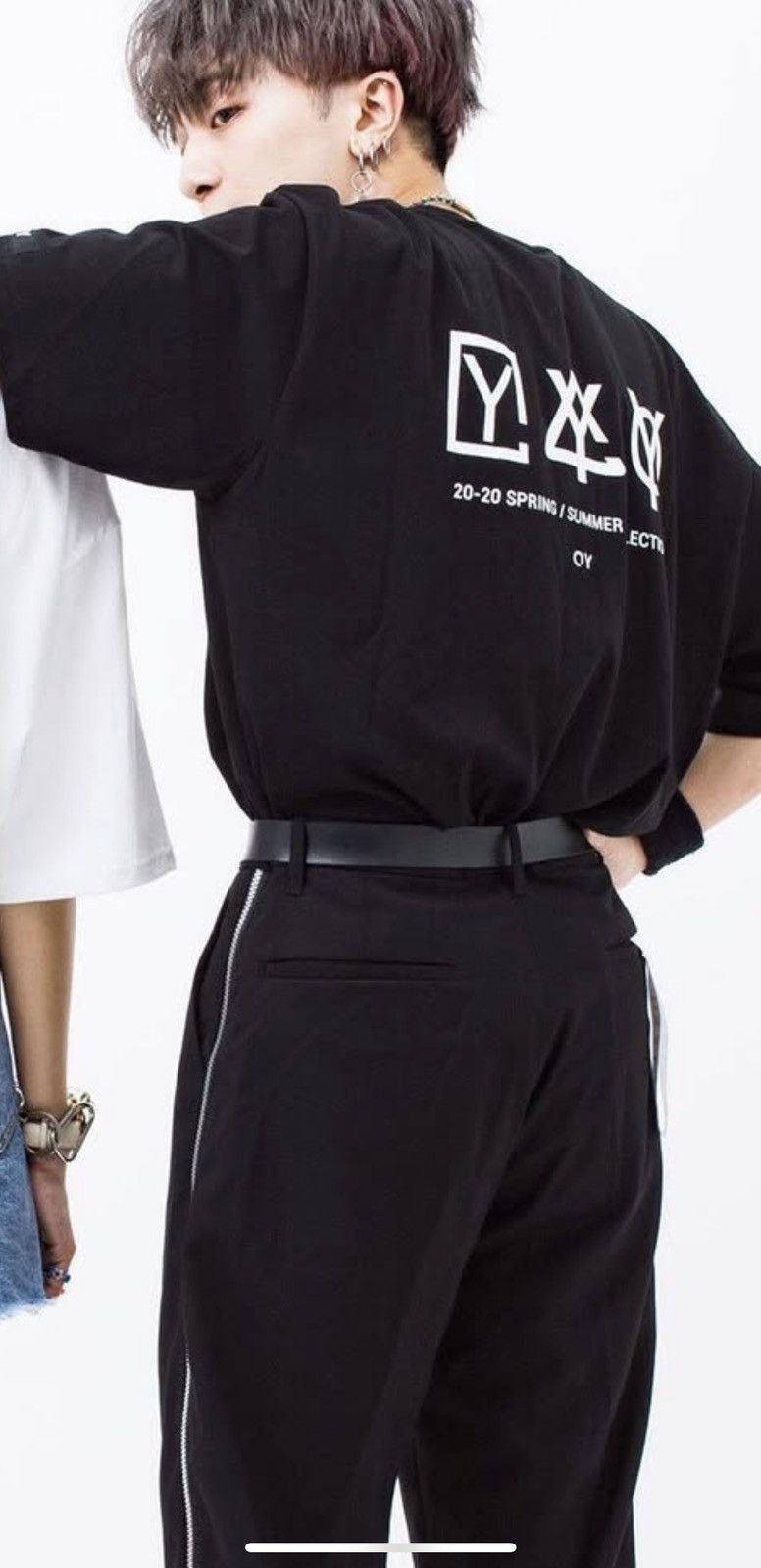 Japanese Brand AW2020 A’Gems / 9 Side Zipper Wide Slack Pant Size US 30 / EU 46 - 2 Thumbnail