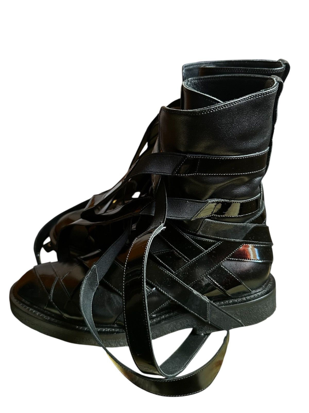 Dior × Hedi Slimane Dior Homme luster 2003AW boxing sneakers | Grailed