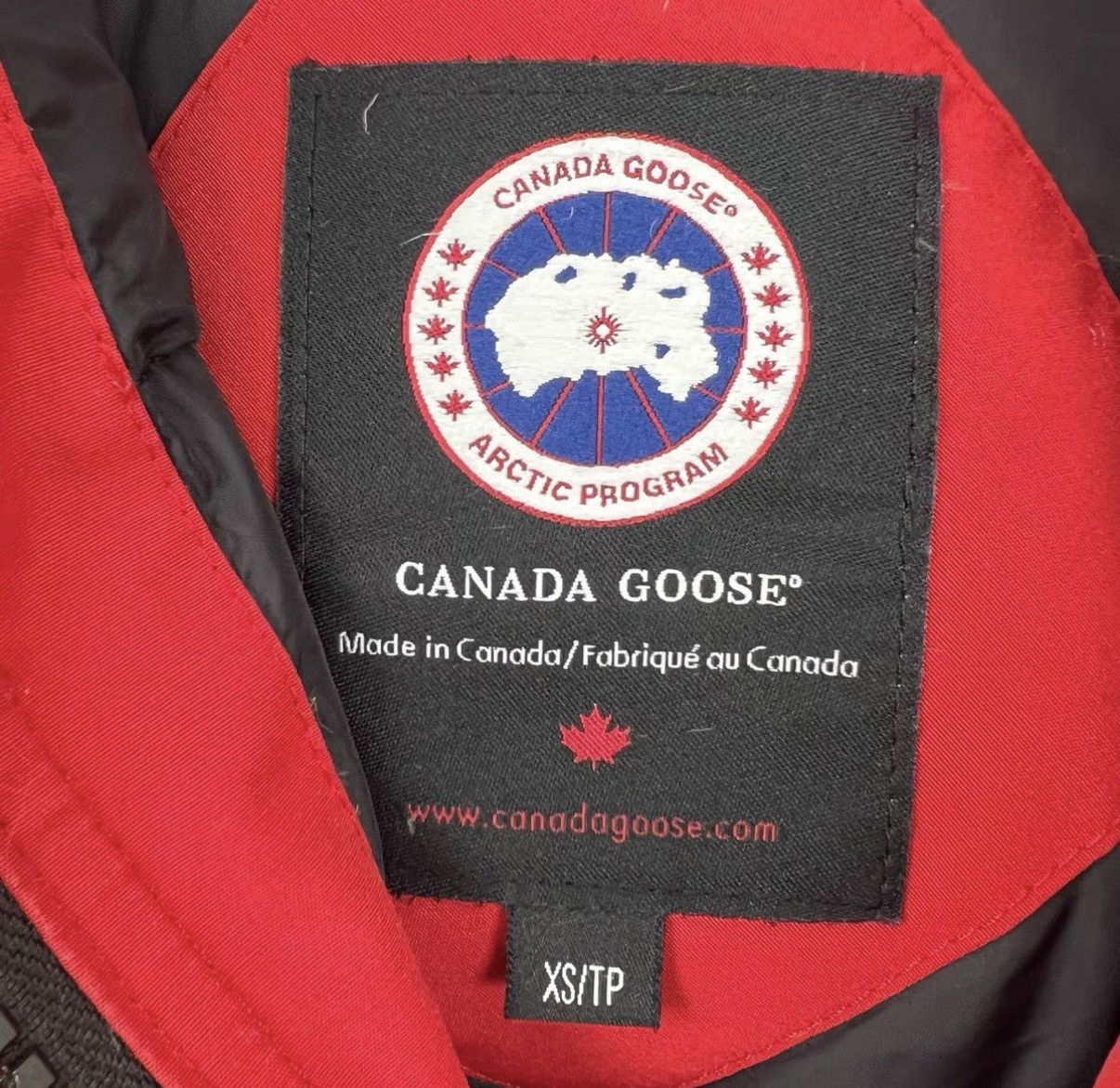 Canada Goose Canada Goose Red Expedition Mid-Length Down Jacket K12 Size XS / US 0-2 / IT 36-38 - 5 Thumbnail