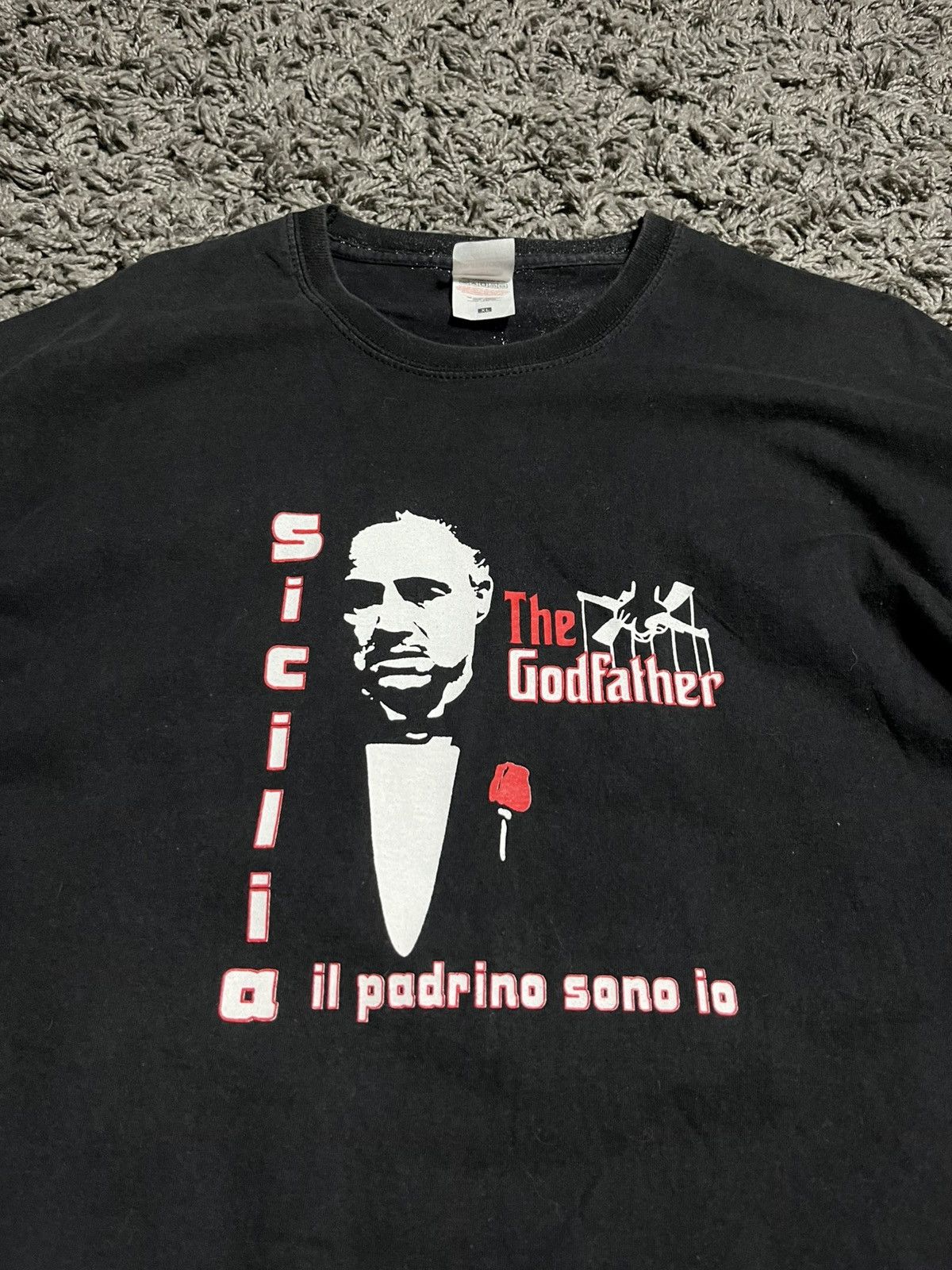 Vintage THE GODFATHER VINTAGE COTTON Y2K MOVIE FILM PROMO TEE Size US XL / EU 56 / 4 - 2 Thumbnail