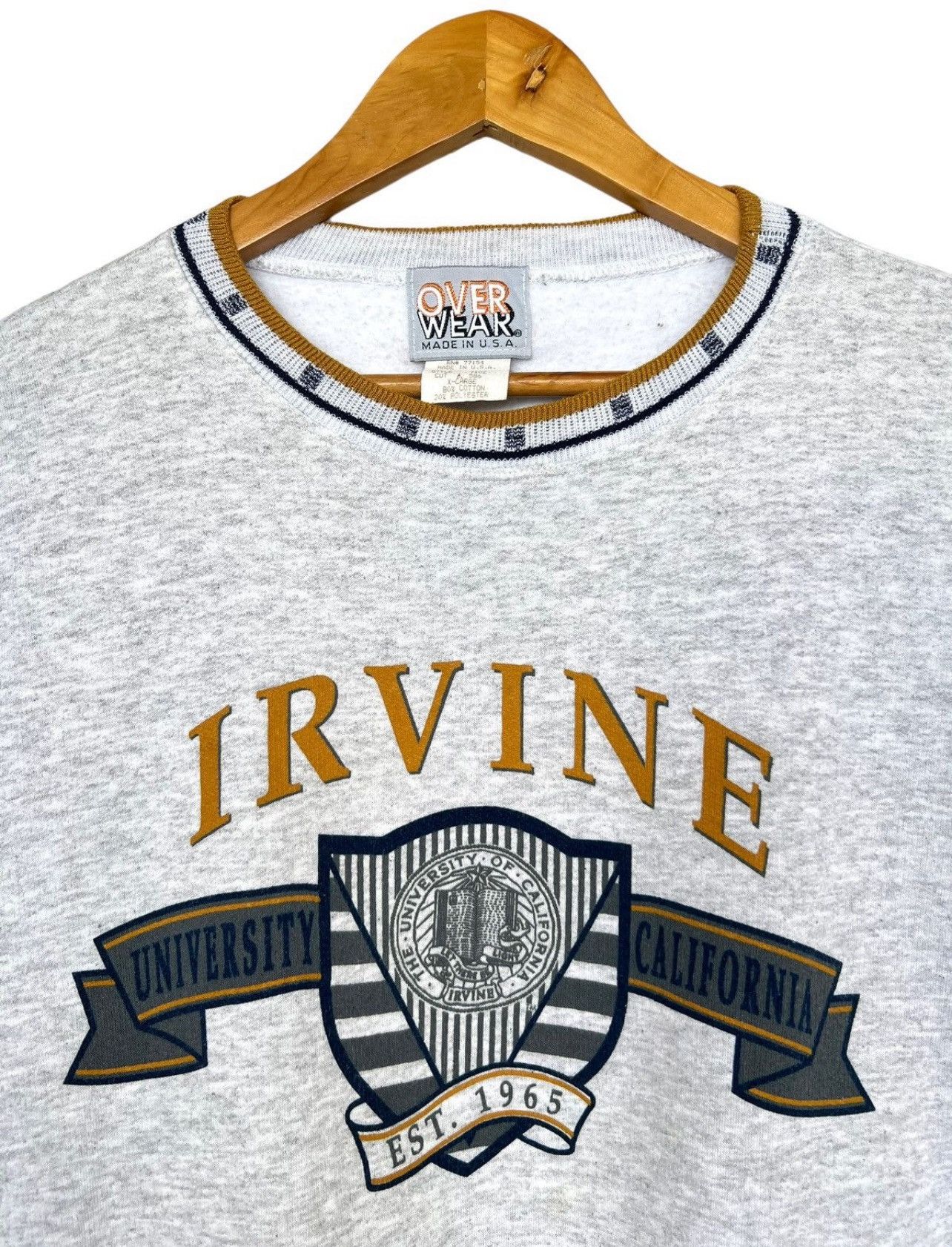 Vintage Vintage 90s Irvine UCLA Sweatshirt Irvine University Sweater Size US L / EU 52-54 / 3 - 7 Thumbnail