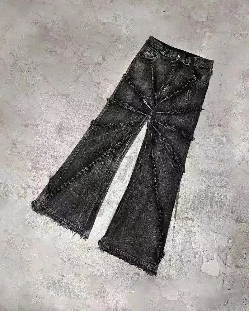 Japanese Brand Vintage raw edge high waist skinny jeans Size US 32 / EU 48 - 5 Thumbnail