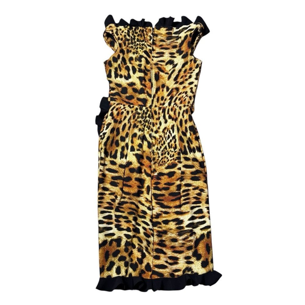 Other Greta Constantine Animal Print Ruffle Detail Off Shoulder D Size M / US 6-8 / IT 42-44 - 5 Thumbnail