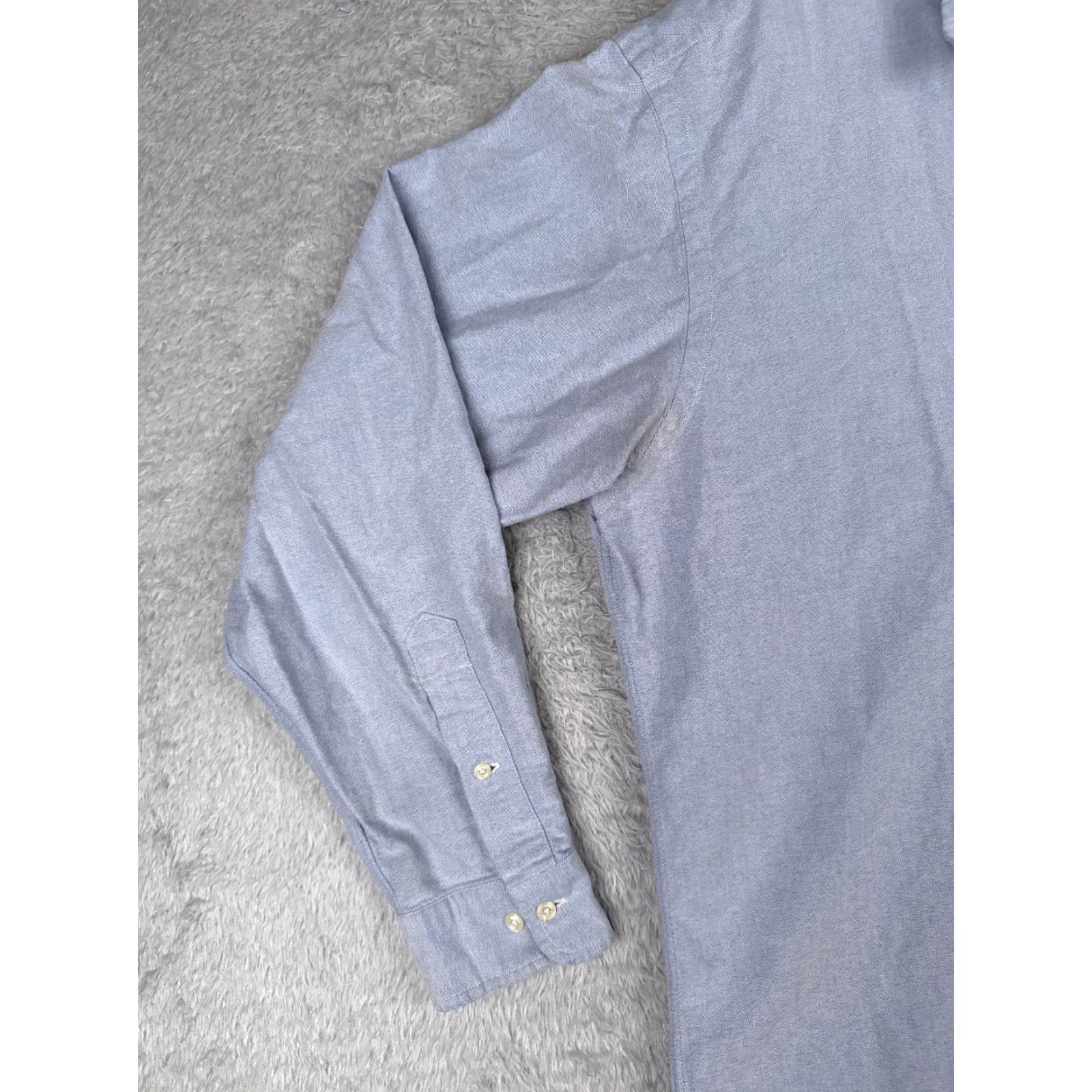 Polo Ralph Lauren VINTAGE Polo Ralph Lauren Men’s Shirt Long Sleeve Cotton Blue 16.5 Casual Fall Winter Size US L / EU 52-54 / 3 - 5 Thumbnail