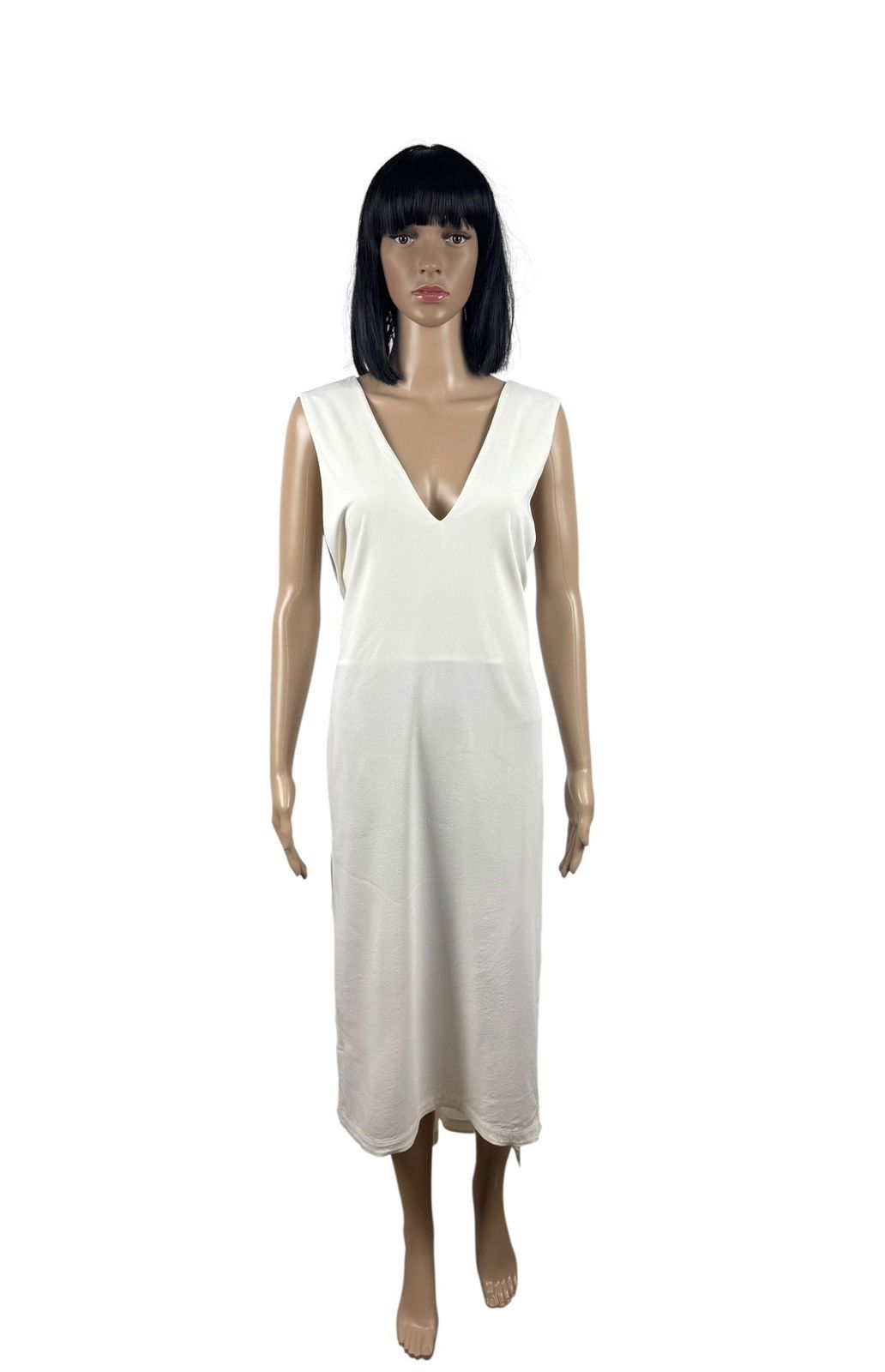 Isabel Benenato Isabel Benenato Maxi Dress Viscose-Wool V-Neck size 38 Size XS / US 0-2 / IT 36-38 - 1 Thumbnail
