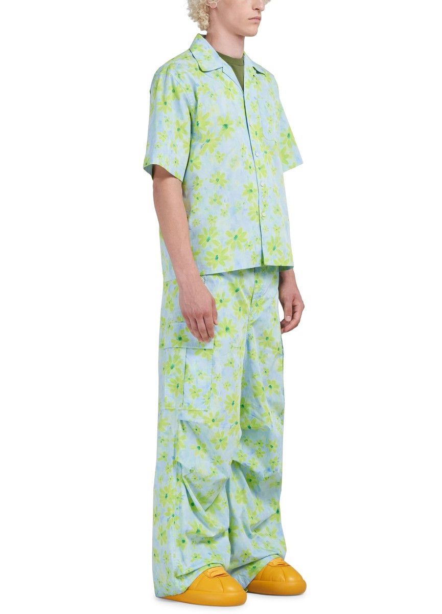 Marni oc11z0525 Cotton Poplin Cargo Pants in Multicolor Size US 30 / EU 46 - 3 Thumbnail