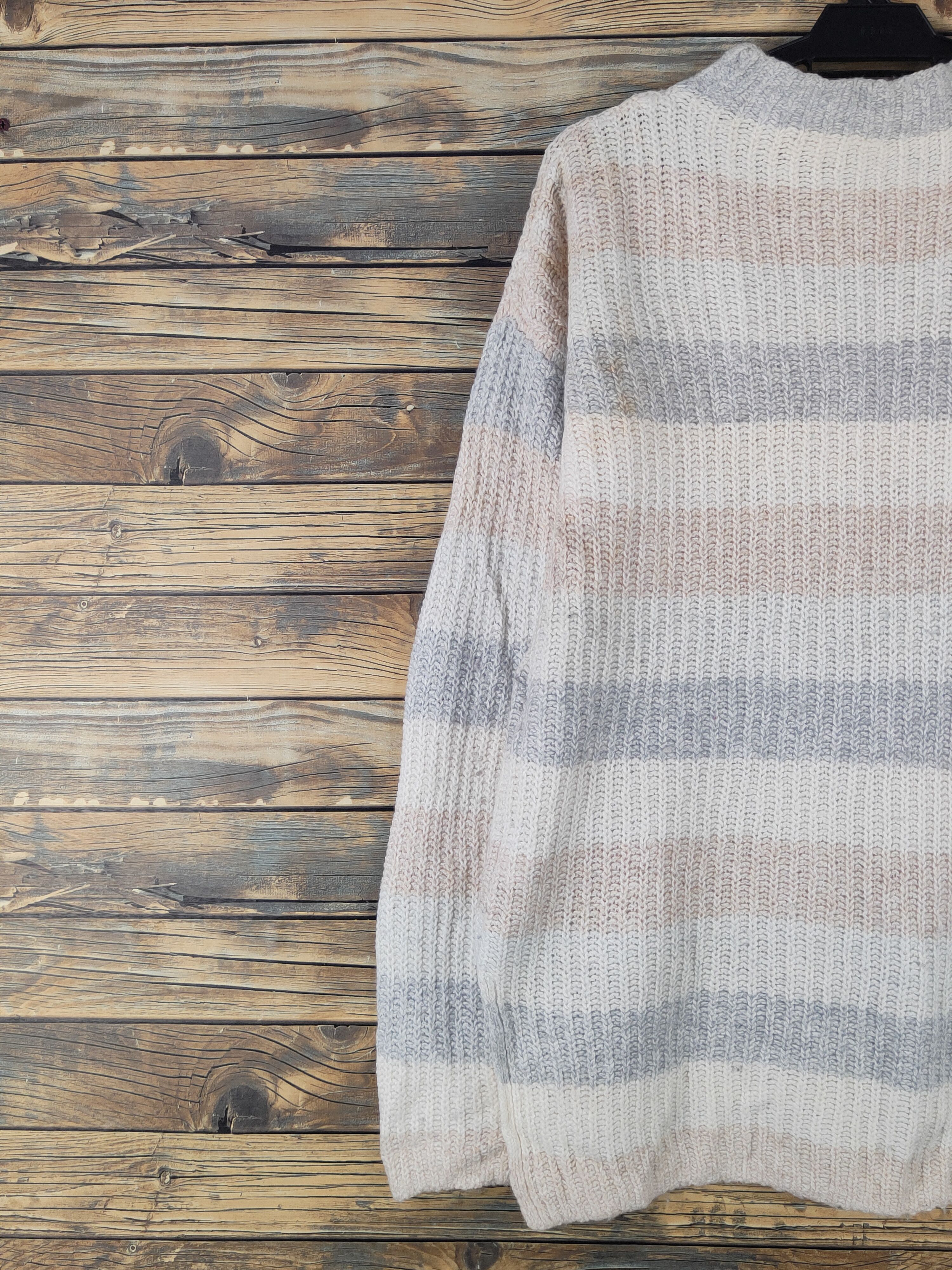 Gap Gap Beige Knitwear stripe Sweatshirts #W1814 Size US S / EU 44-46 / 1 - 8 Thumbnail