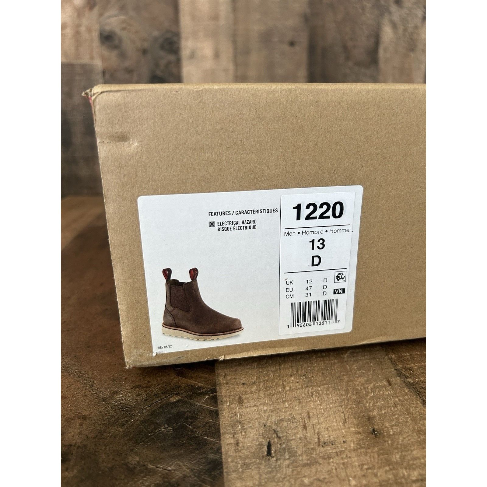 Red Wing Red Wing 1220 Chelsea Soft Toe Pull On Work Boots Mens 13 D Size US 13 / EU 46 - 6 Thumbnail