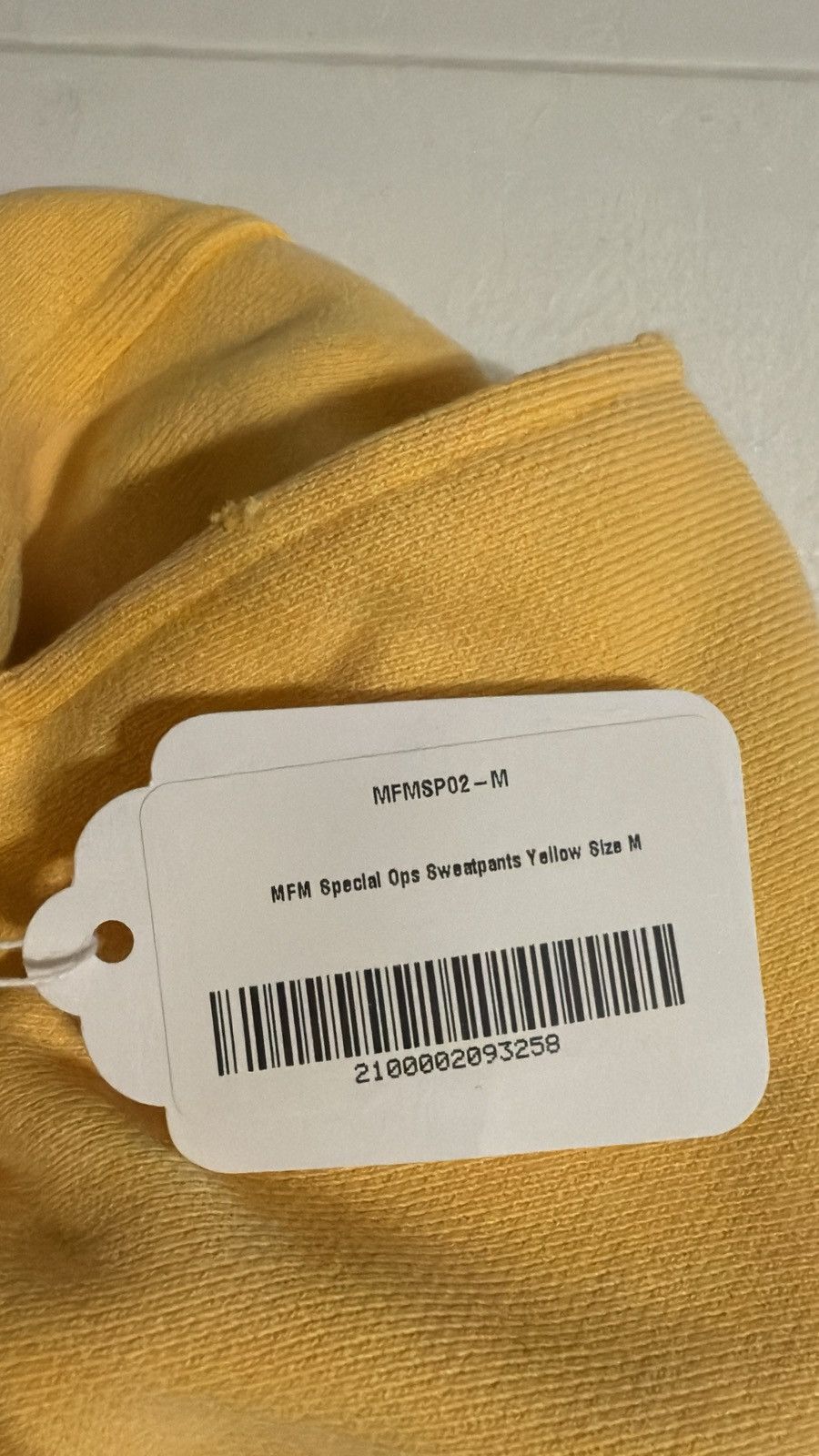 murd333r.fm murd333r.fm special ops sweatpants mustard yellow Size US 34 / EU 50 - 4 Thumbnail
