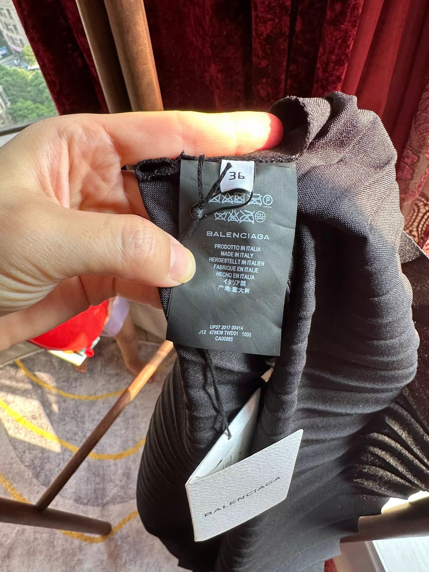 Balenciaga Balenciaga Pleated Knot Cutout Waist Skirt 36 New With Tags Size 26" / US 2 / IT 38 - 8 Thumbnail