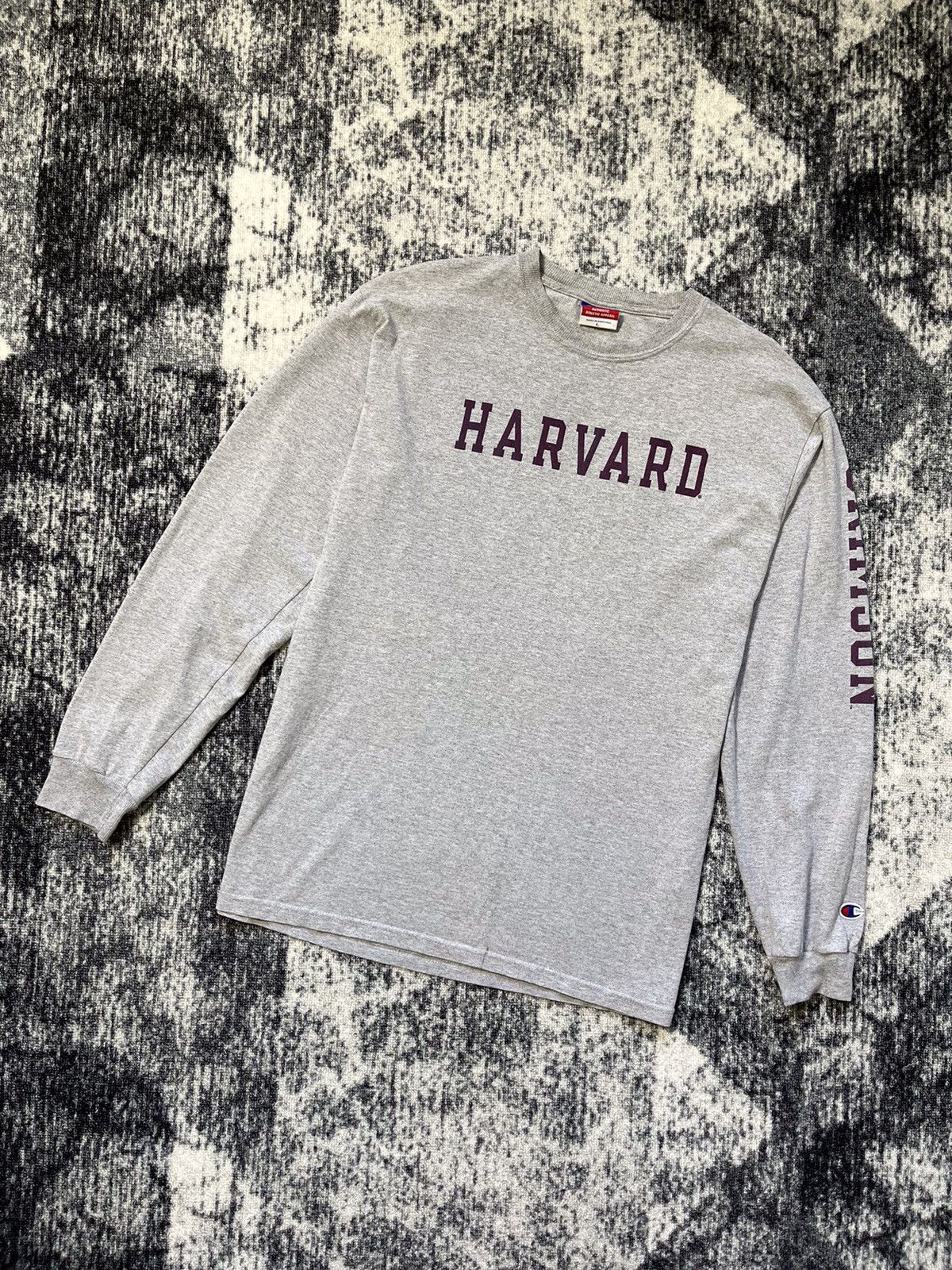 Champion × Vintage Vintage Champion Long Sleeve Tee Harvard College Y2K 90s Size US L / EU 52-54 / 3 - 1 Thumbnail