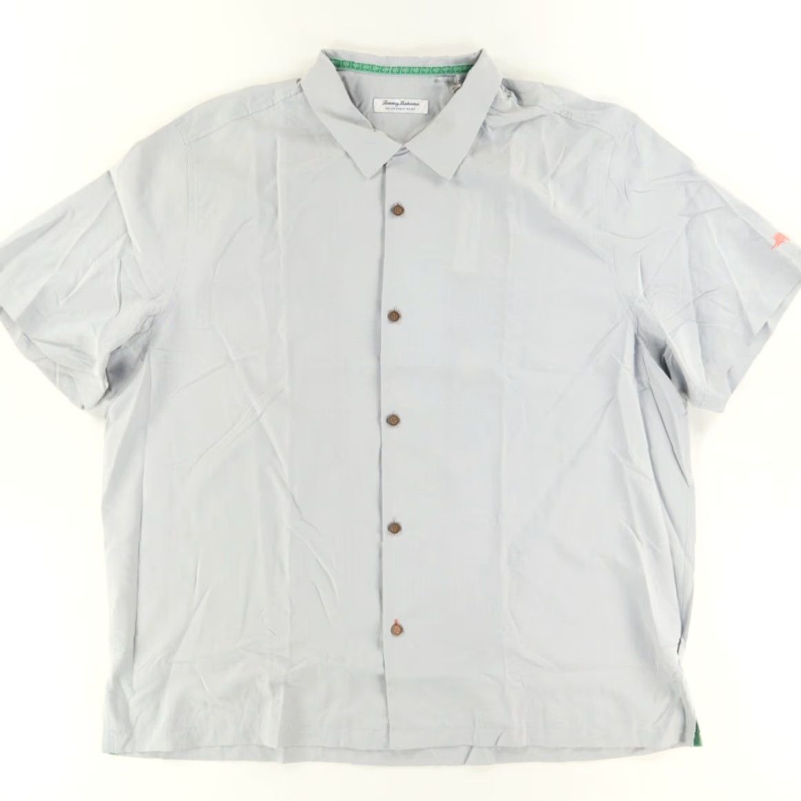 Tommy Bahama Tommy Bahama Shirt Gray Men 3XL Coconut Point Frondly Fan Football Button Up Shirt Adult Mens Size US XXL / EU 58 / 5 - 3 Thumbnail