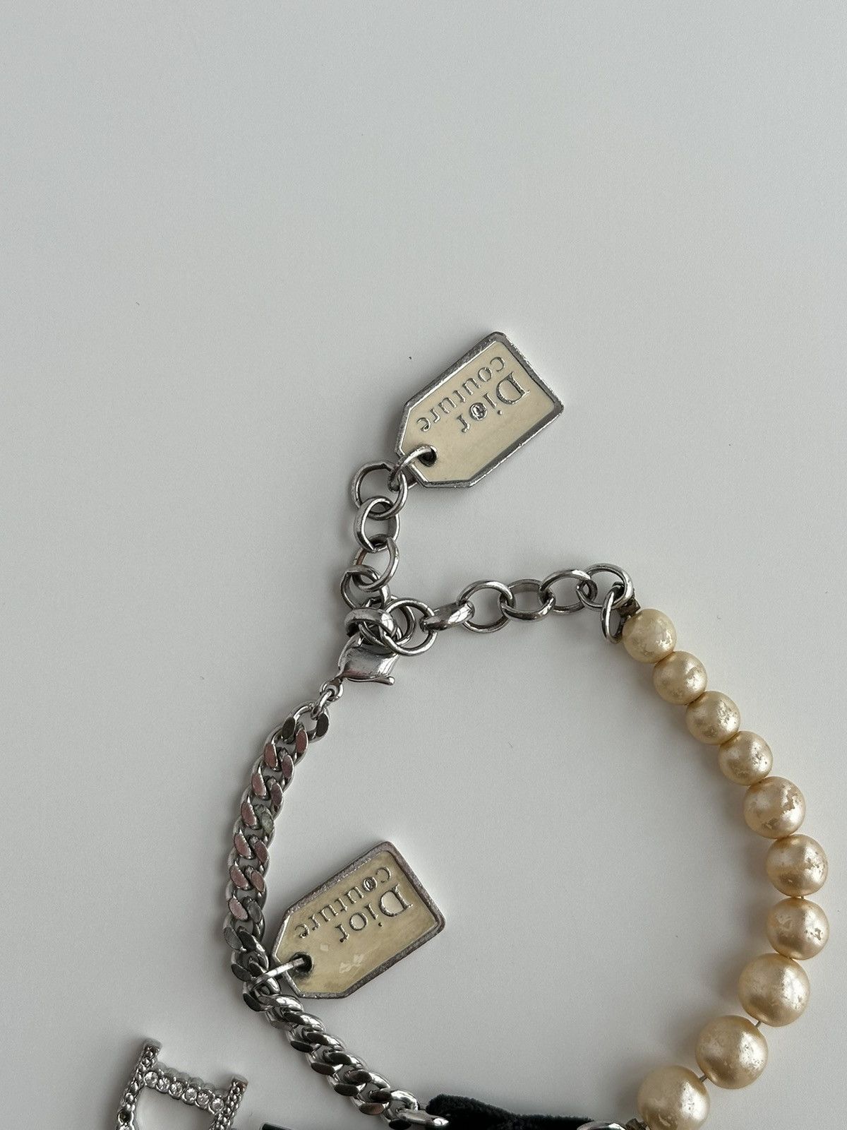 Dior Dior Velvet Bow and Pearl Bracelet by John Galliano Size ONE SIZE - 5 Thumbnail