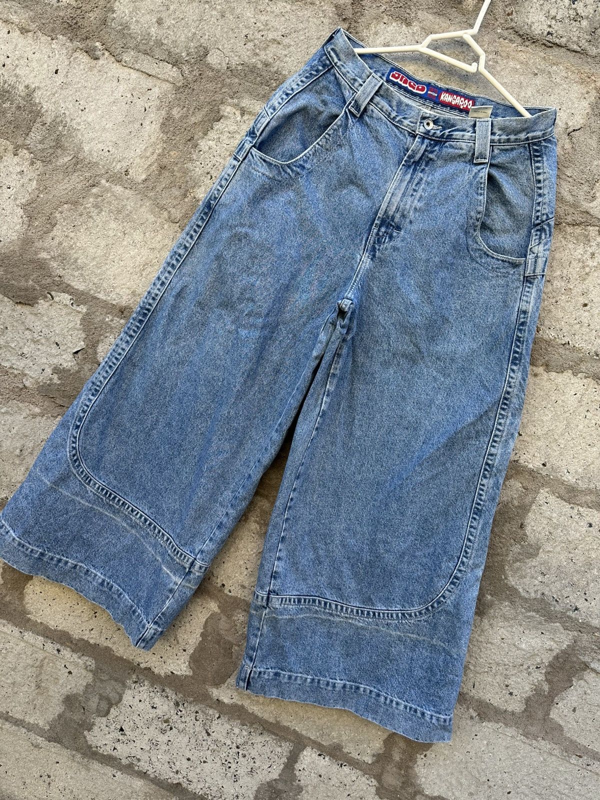 JNCO 90's Rare💥vintage Jnco kangaroo Wide leg baggy 32×30 Size US 32 / EU 48 - 10 Thumbnail