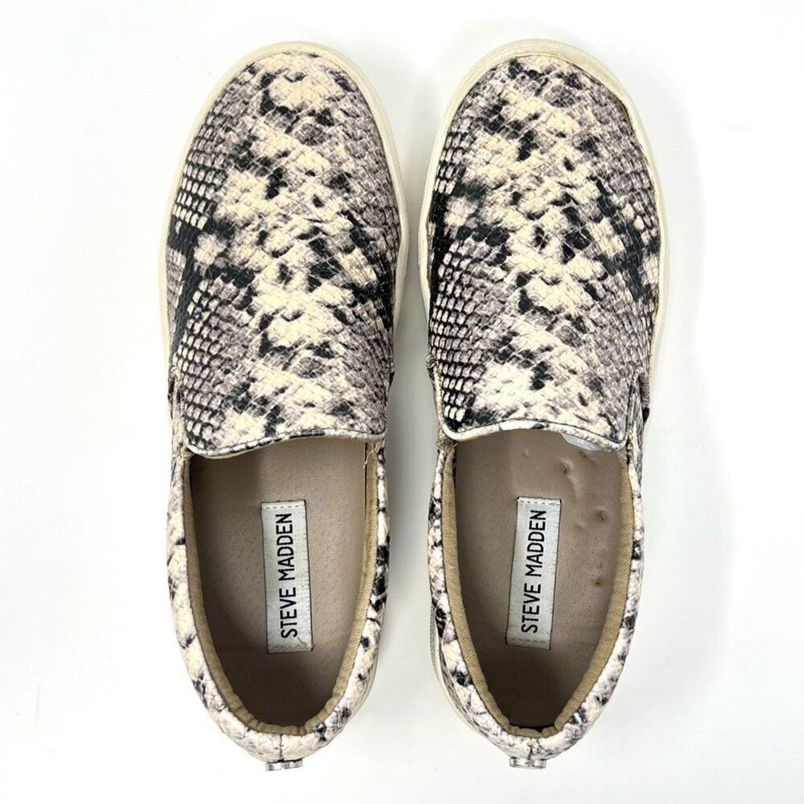 Steve Madden Steve Madden Gills Snake Embossed Vegan Leather Sneakers 7 Size US 7 / IT 37 - 6 Thumbnail