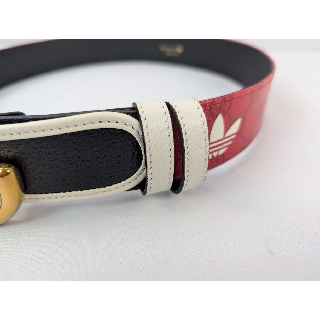 Adidas × Gucci o1rshd1 Size: 75 / M Belt W.40 GG Mar in Black Size 30 - 5 Thumbnail