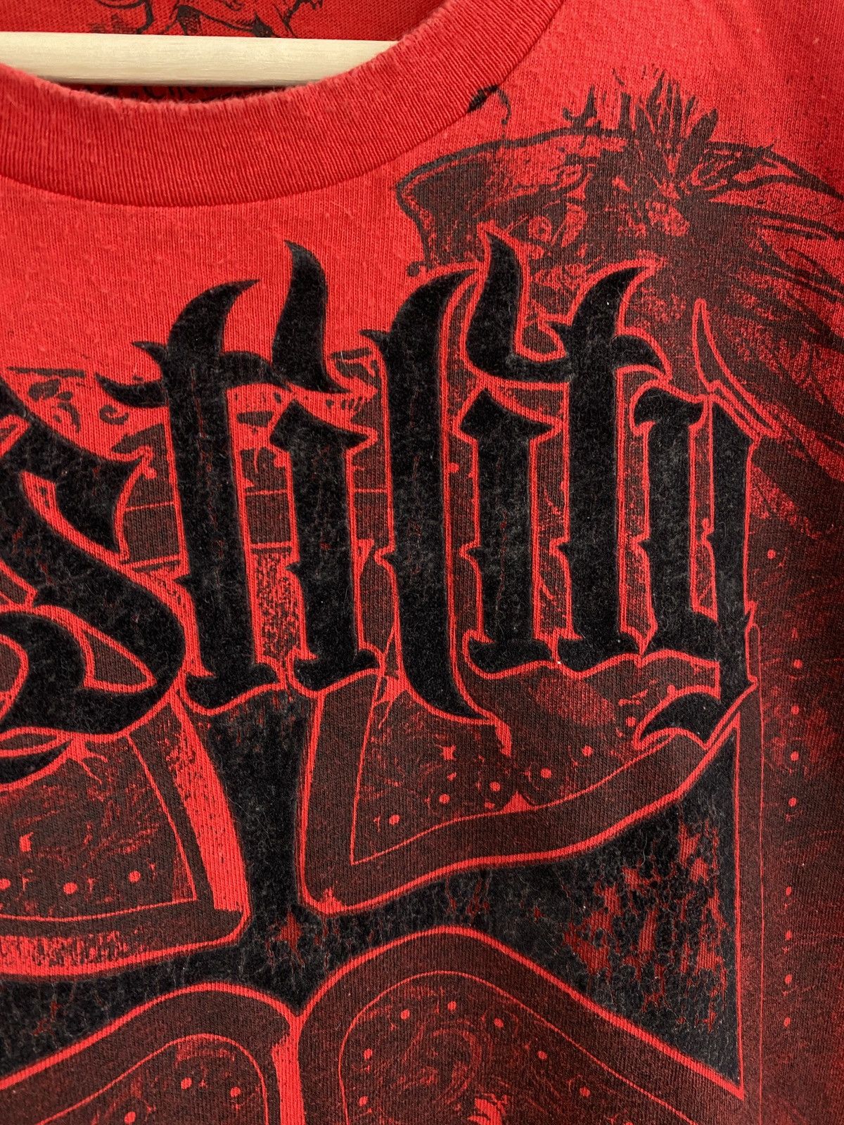 Affliction 🇺🇸💀 Rare Hostility Chemistry Skull USA Y2K Affliction Style Size US XL / EU 56 / 4 - 8 Thumbnail