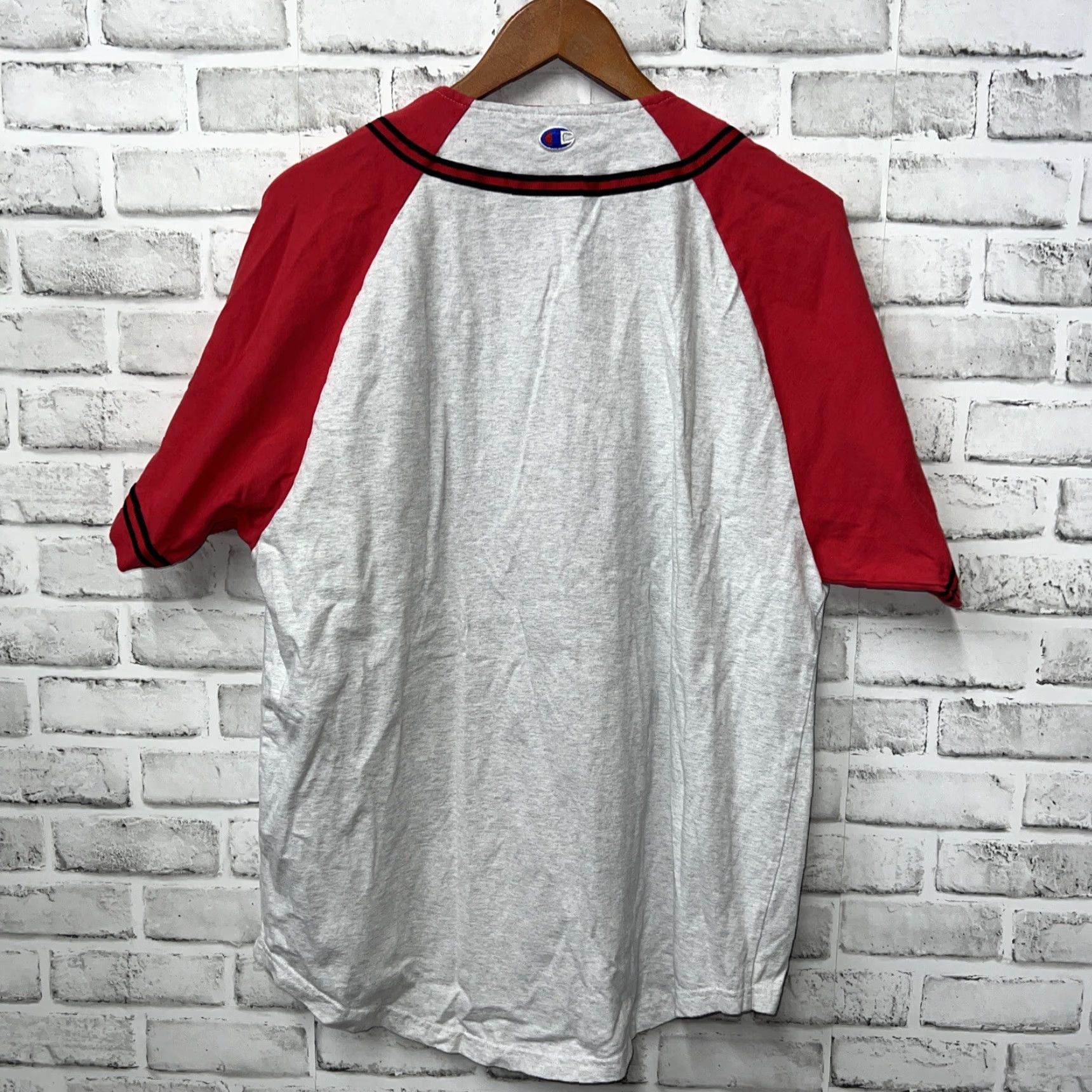 Champion VINTAGE Champion Las Vegas USA Red Baseball Jersey Shirt Mens M 21” Pit To Pit Size US M / EU 48-50 / 2 - 3 Thumbnail