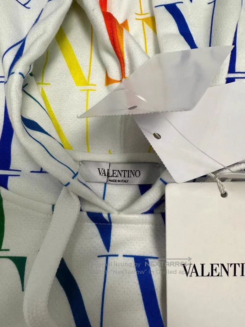 Valentino Valentino Colourful letter logo printed hooded sweatshirt Size US M / EU 48-50 / 2 - 2 Thumbnail