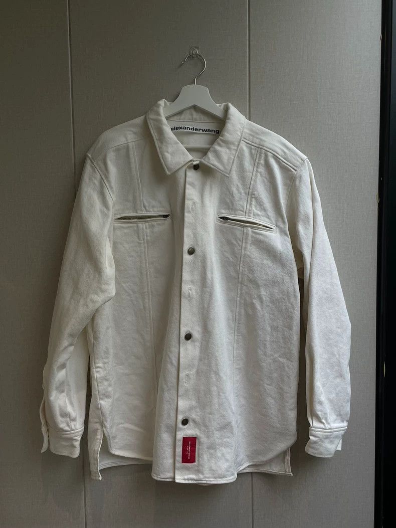 Alexander Wang Alexander Wang White Casual Jacket Size XL / US 12-14 / IT 48-50 - 1 Thumbnail