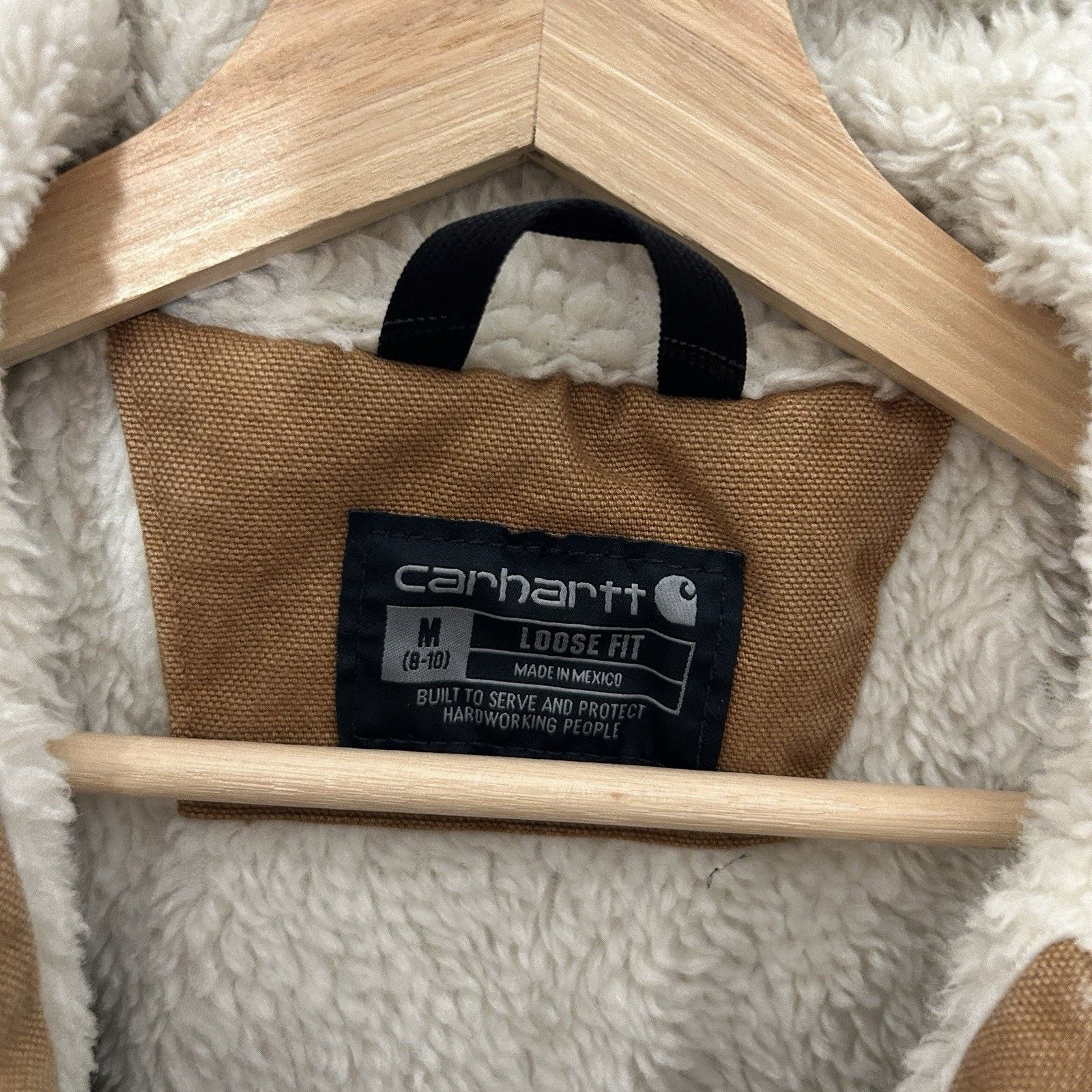 Carhartt Carhartt Sherpa-Lined Wildwood Jacket “Brown” 100815-211 Size M / US 6-8 / IT 42-44 - 11 Thumbnail