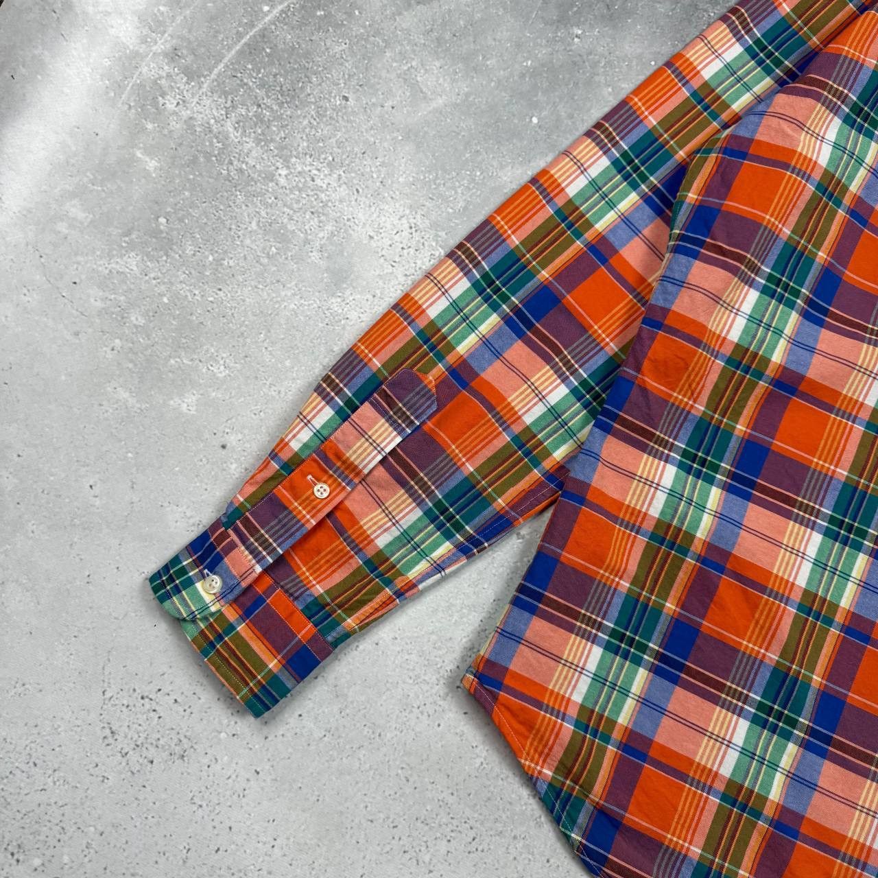 Ralph Lauren Ralph Lauren Slim Fit Stretch Oxford Plaid Button-Up Shirt Size US M / EU 48-50 / 2 - 21 Thumbnail