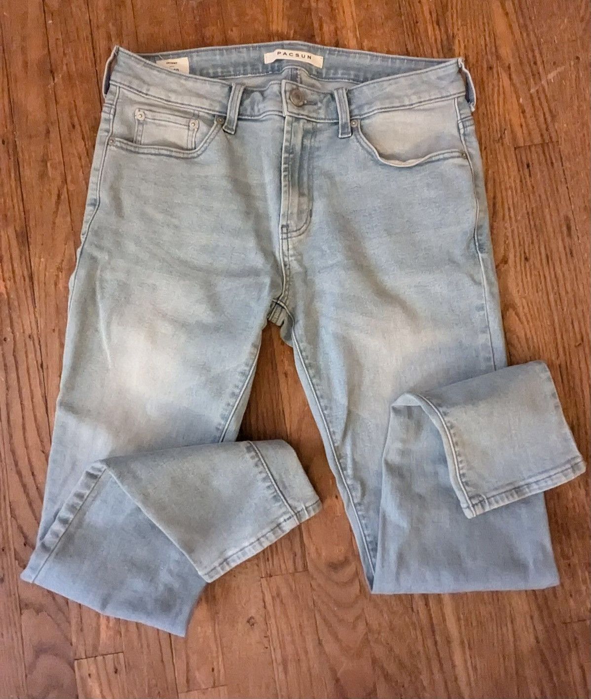 Pacsun Pacsun Skinny Light Blue Jeans 30x30 Size US 30 / EU 46 - 1 Preview