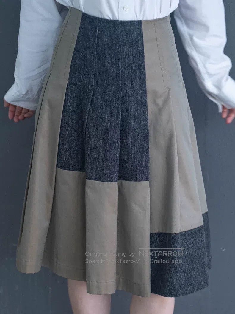 Comme des Garcons Comme Des Garcons size S Military green iridescent spliced Size 22" - 3 Thumbnail