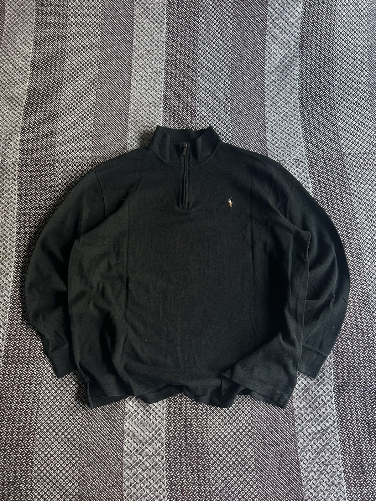 Polo Ralph Lauren Polo Ralph Lauren Estate Rib 1/4 Sweater Streetwear Size XL Size US XL / EU 56 / 4 - 1 Thumbnail