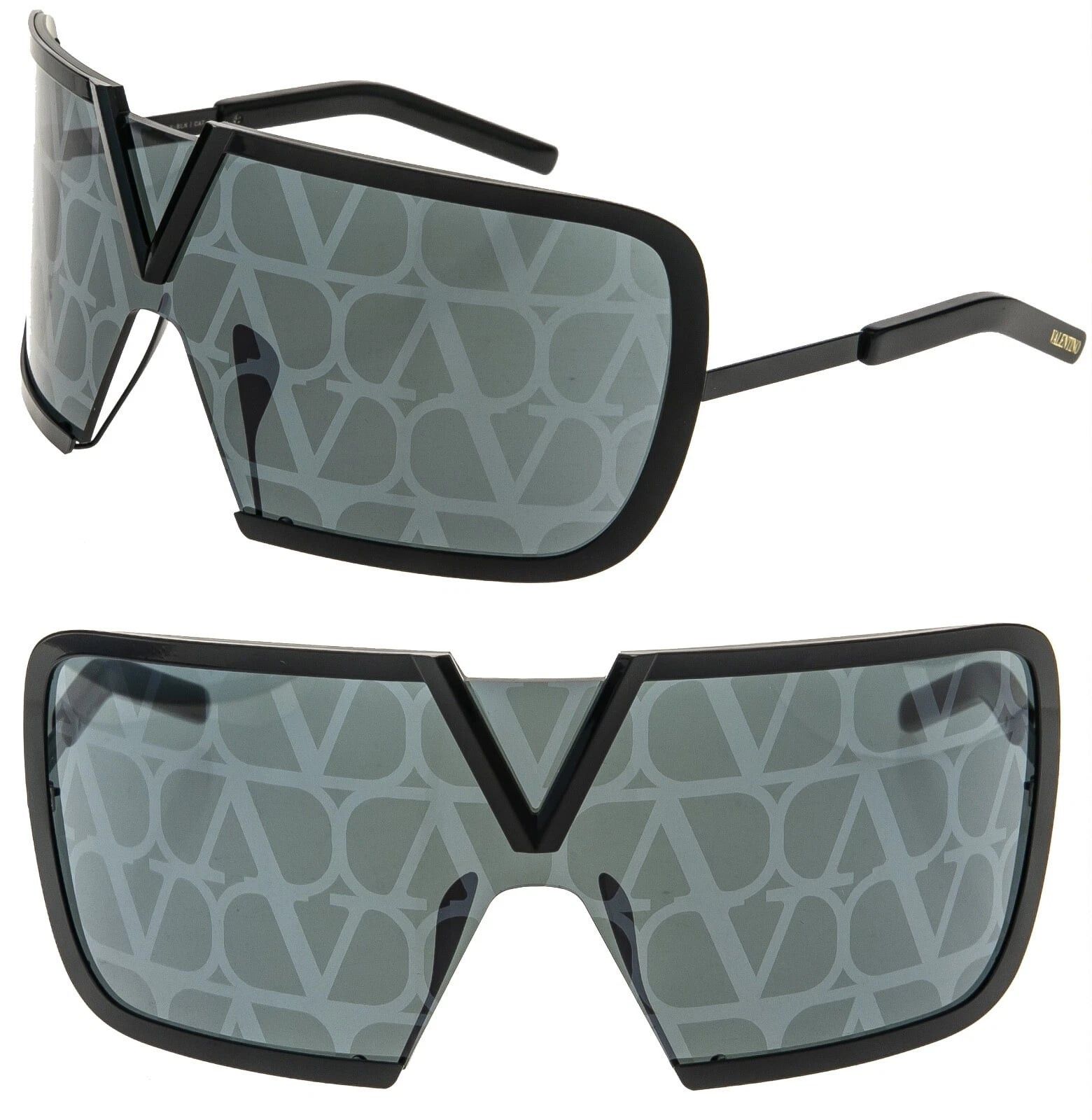 Valentino VALENTINO V Romask VLS120 Black Mirror VLS 120D Sunglasses Size ONE SIZE - 1 Thumbnail