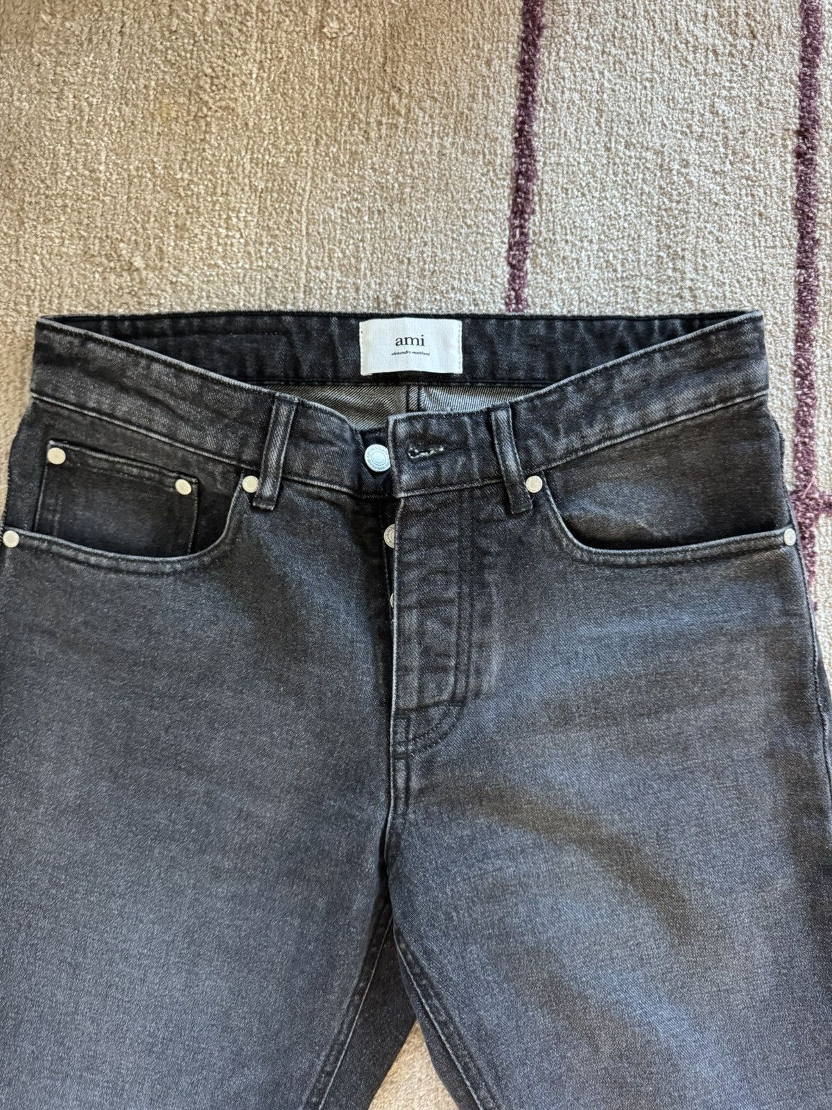 AMI AMI “Ami fit” 5 pocket jeans Size US 29 - 2 Thumbnail