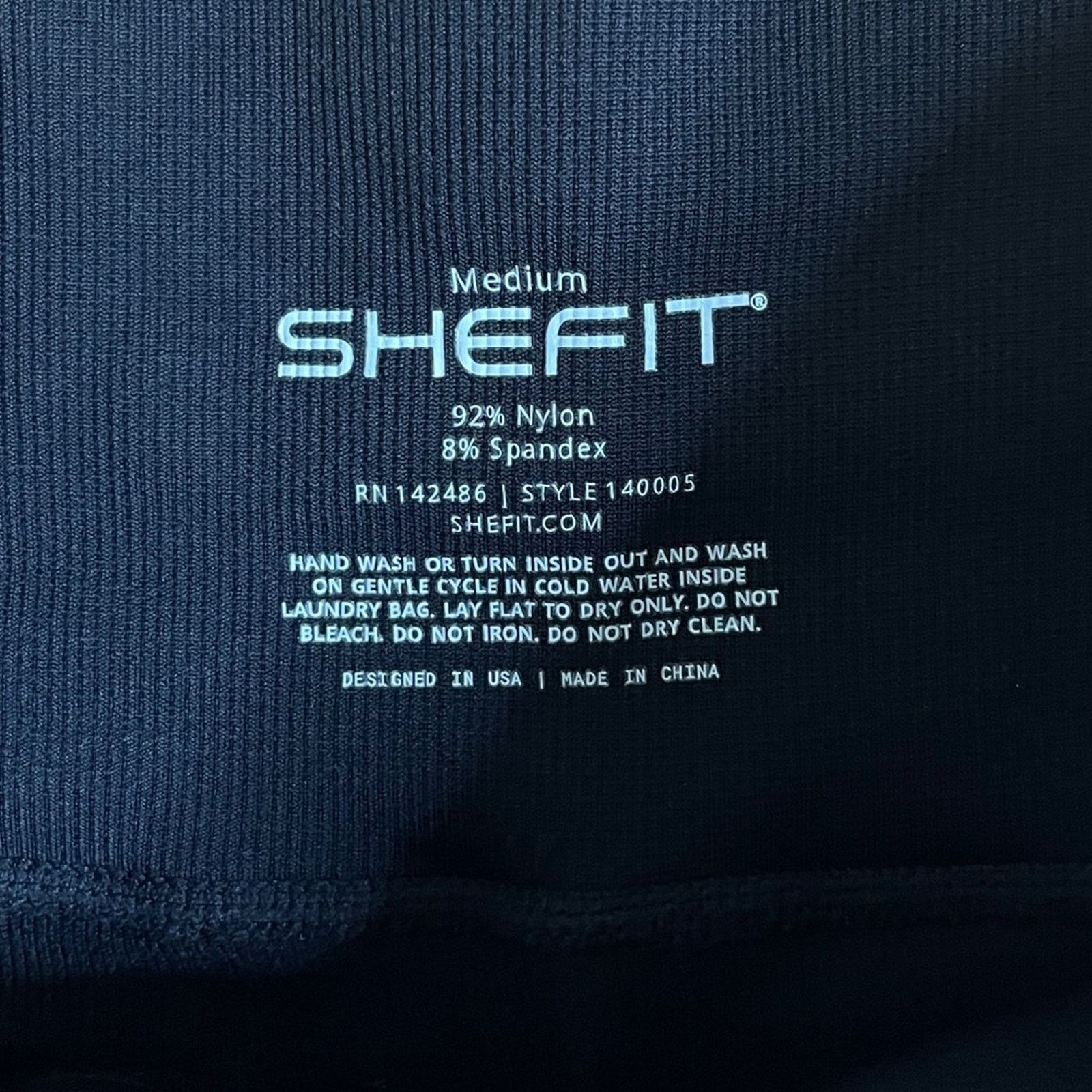 Other SHEFIT Boss Luxe Seamless Athletic Mesh Leggings Size 24" / US 00 / IT 34 - 3 Thumbnail