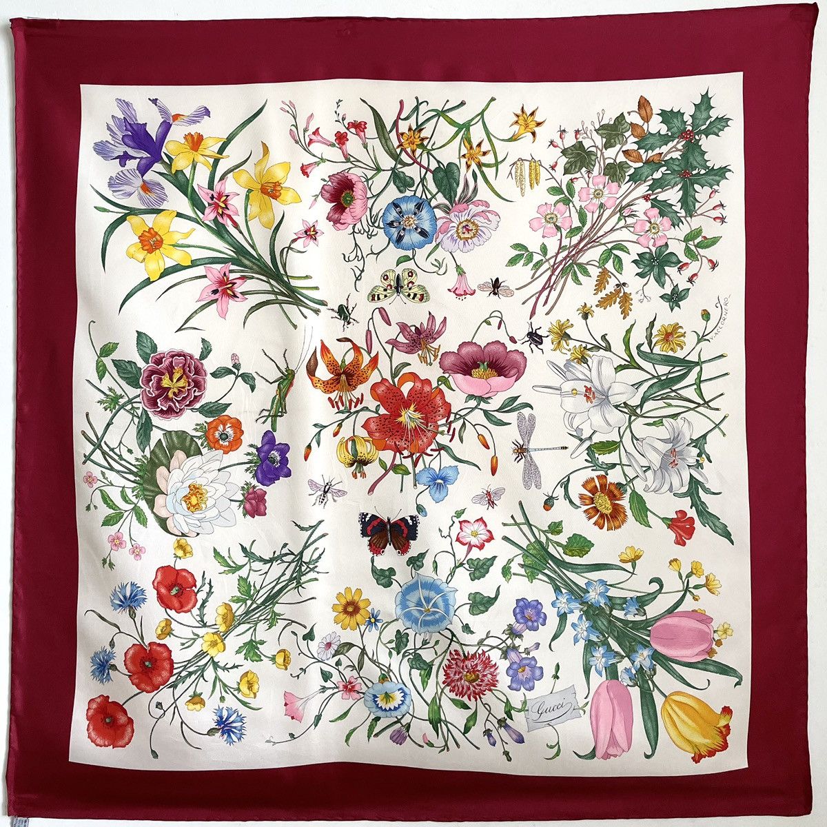 Designer × Gucci Vintage Gucci Scarves Size ONE SIZE - 2 Thumbnail