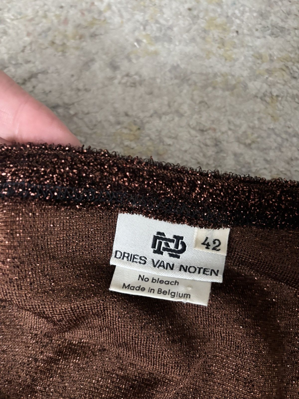 Dries Van Noten 1980s 80s rayon blend top Size M / US 6-8 / IT 42-44 - 5 Thumbnail