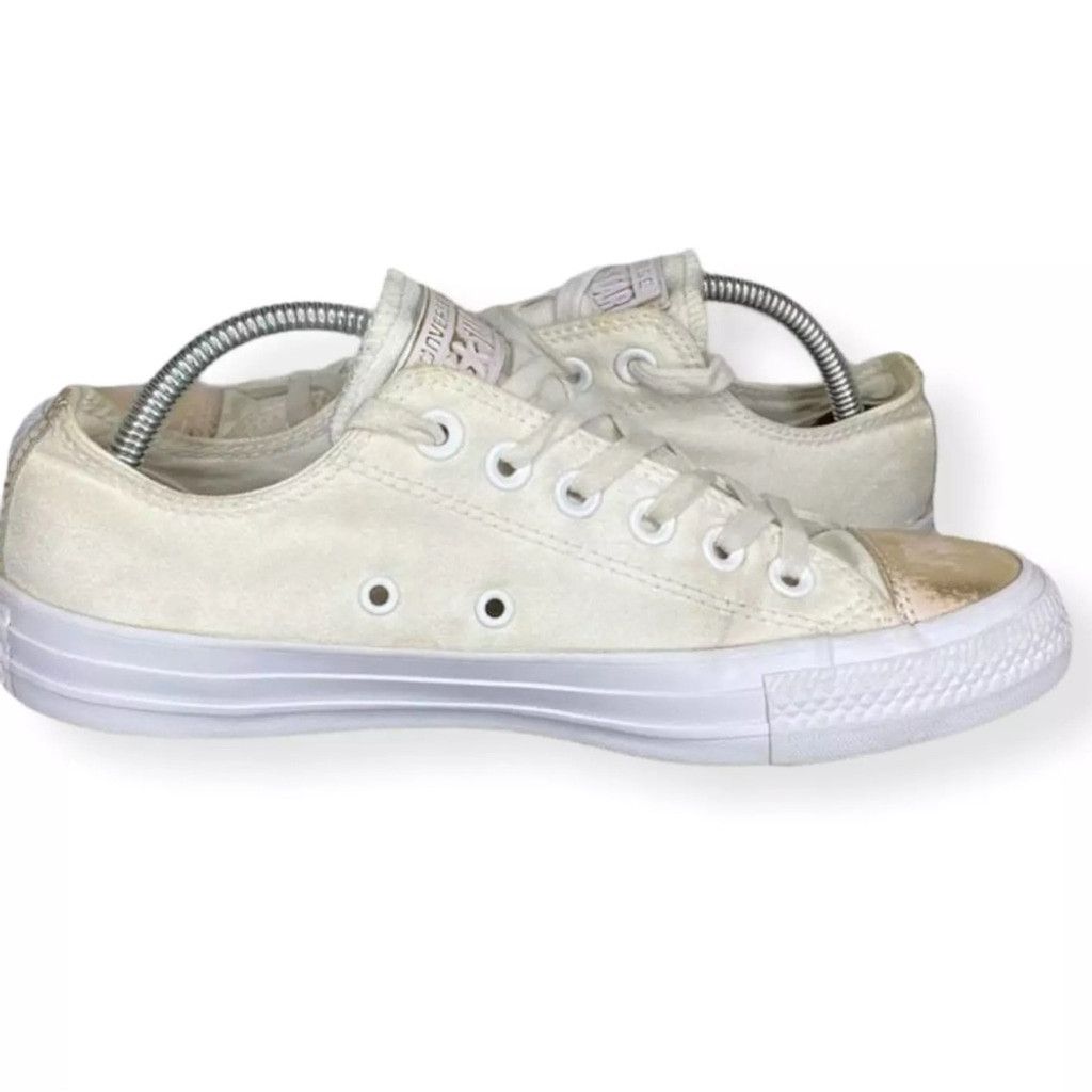 Converse Converse All Star Size 6 White + Distressed Rose Gold Shoes Size US 6 / IT 36 - 7 Thumbnail