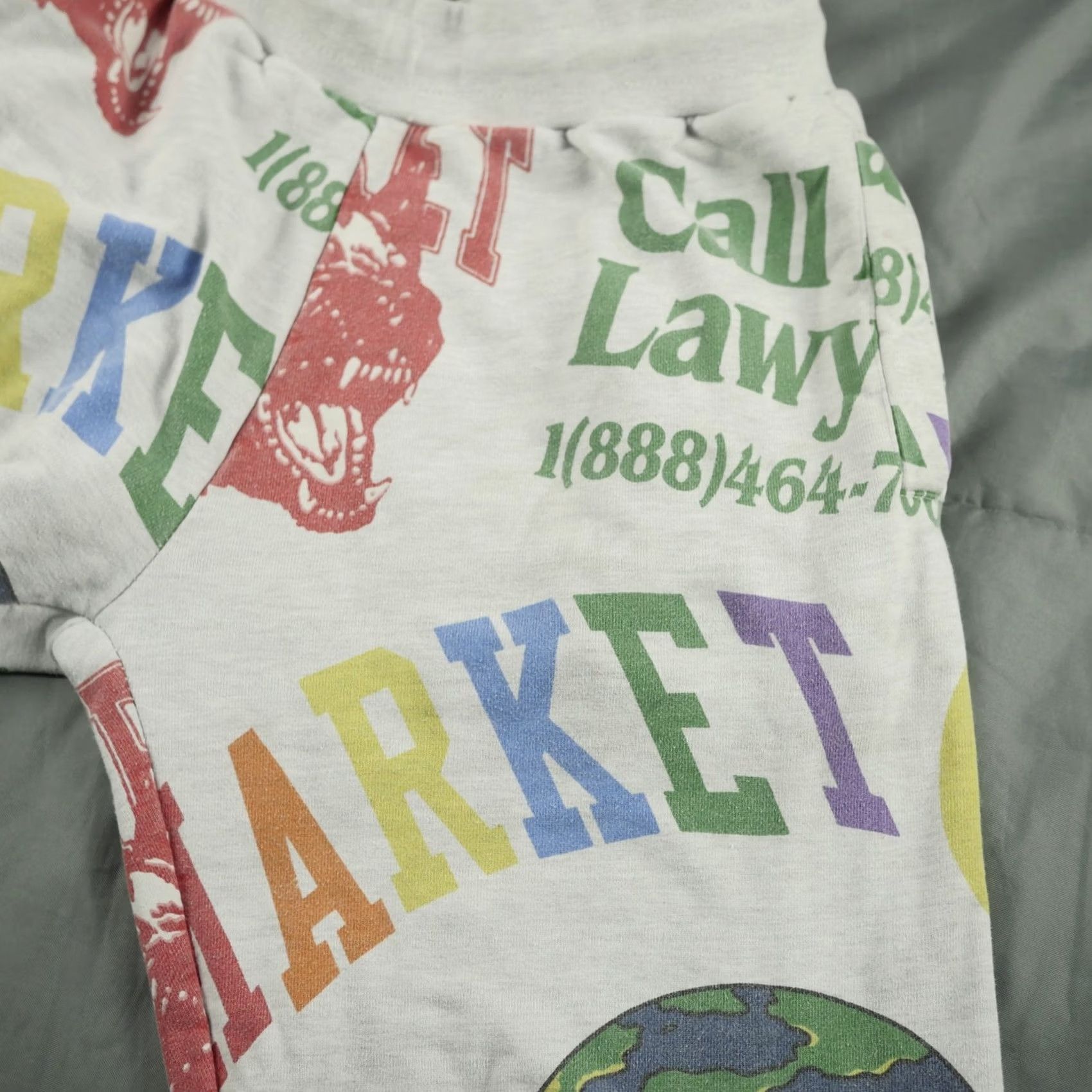 Market MARKET Jogger Pants Mens M Multicolor Graphic All Over Print Geometric Size US 31 - 3 Thumbnail