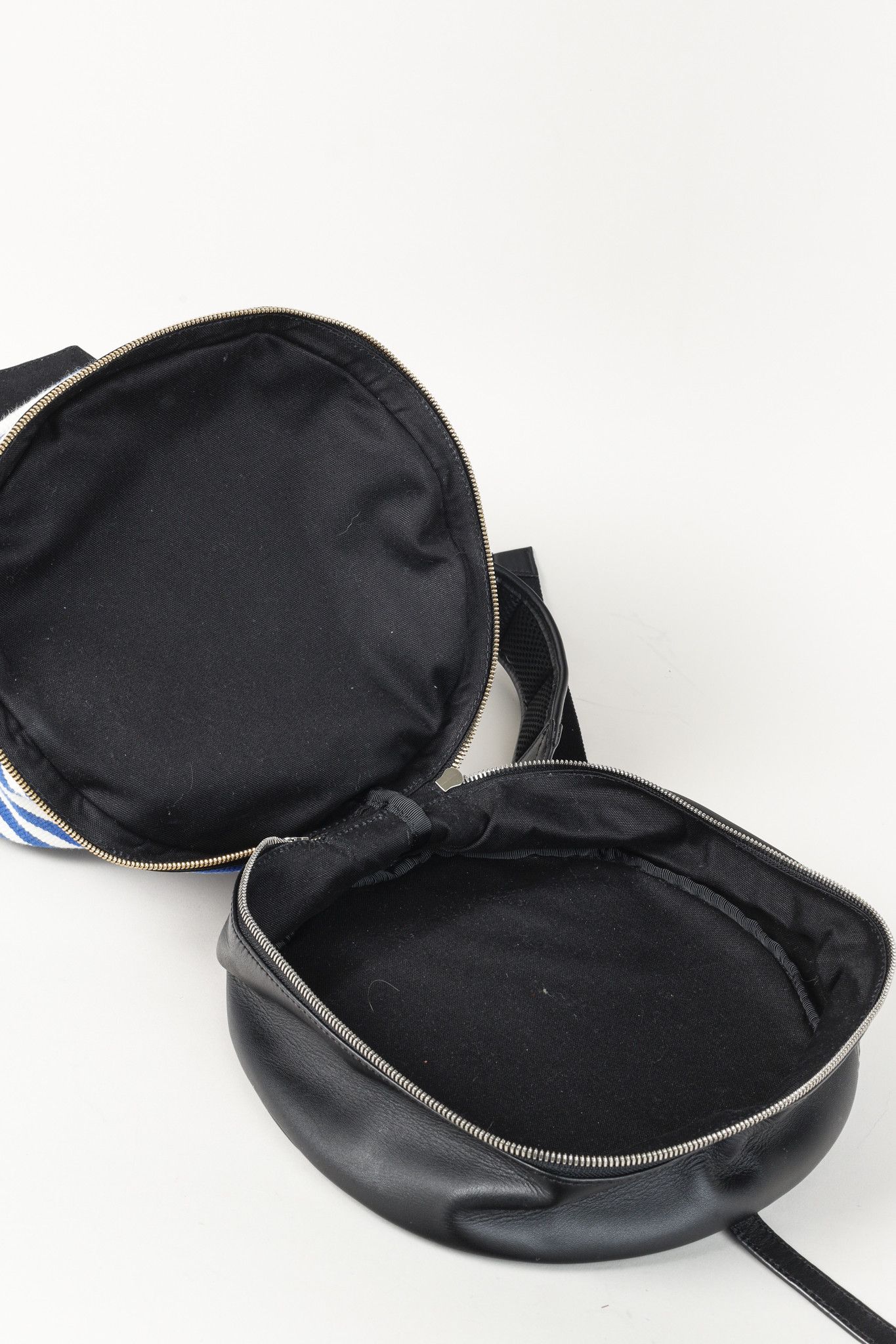 WANT Les Essentiels Want Les Essentiels Blue and White Striped Backpack Size ONE SIZE - 15 Thumbnail