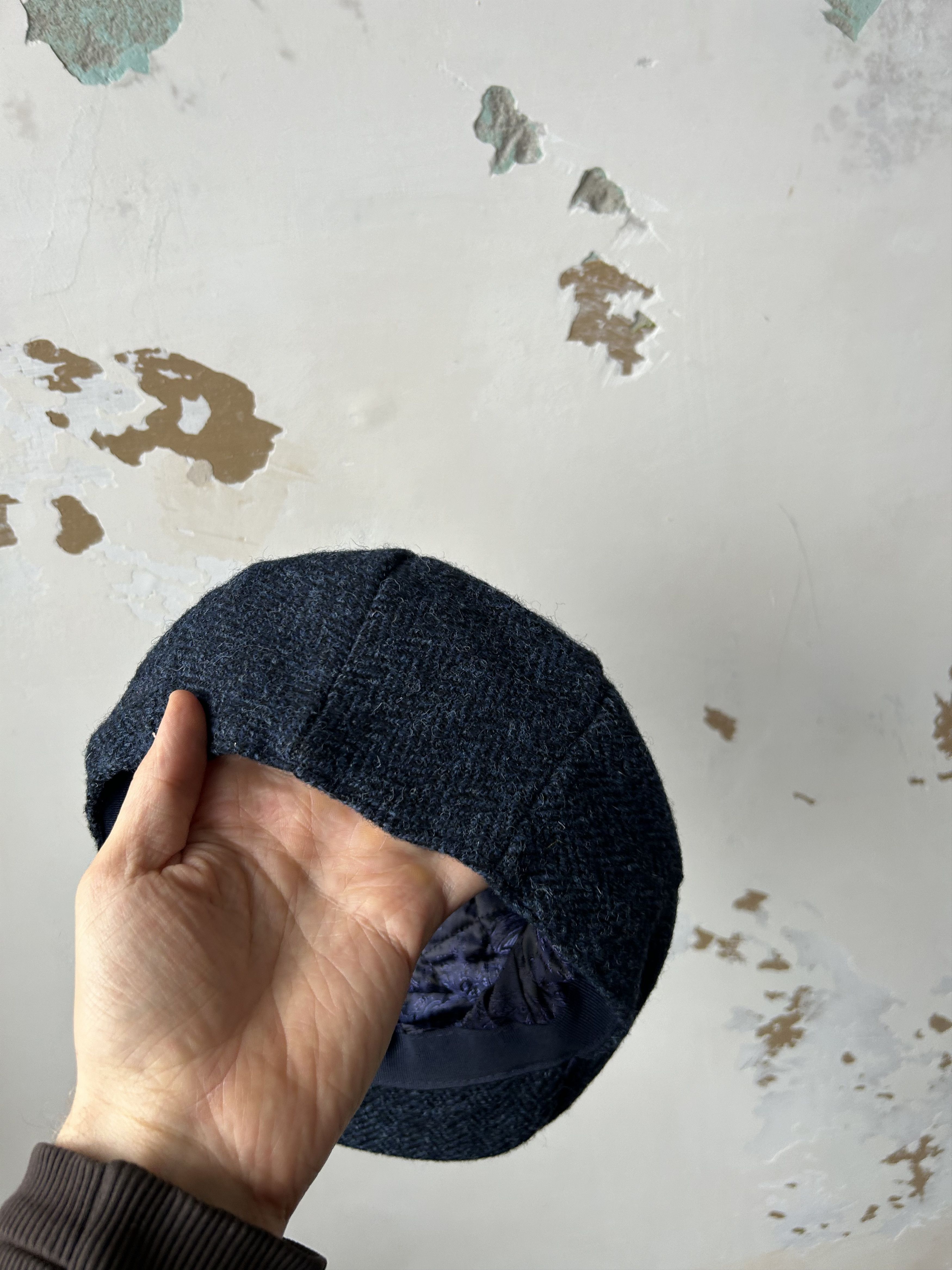 Harris Tweed × Vintage Vintage Y2K Harris Tweed Cap Streetwear Size ONE SIZE - 3 Thumbnail